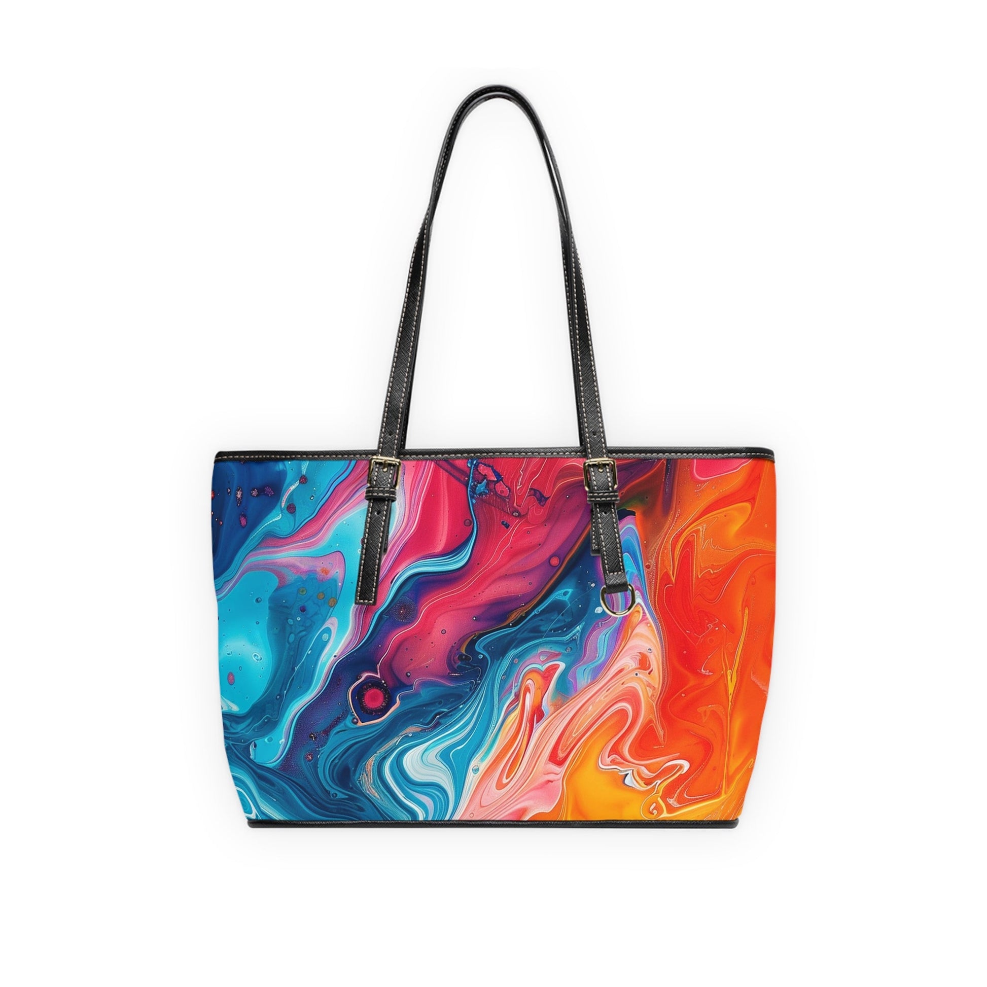 PU Leather Shoulder Bag, Artsulli - Art is Long, Life is Short, Bags, Size, 16" x 10", Color, Black, , , 49077745713116278979