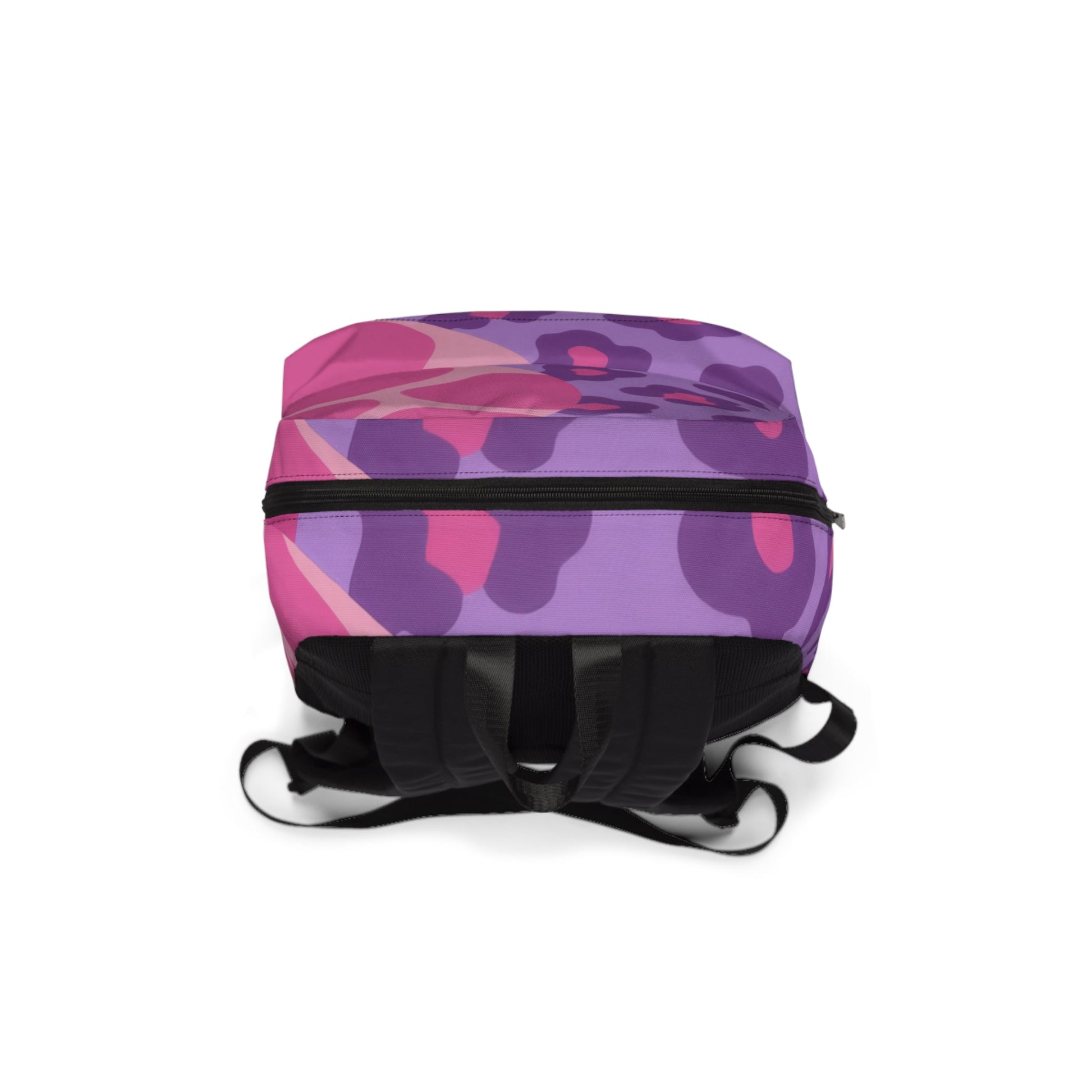 Purple and Pink Animal Print Backpack, Artsulli - Art is Long, Life is Short, Bags, , , , , , , 