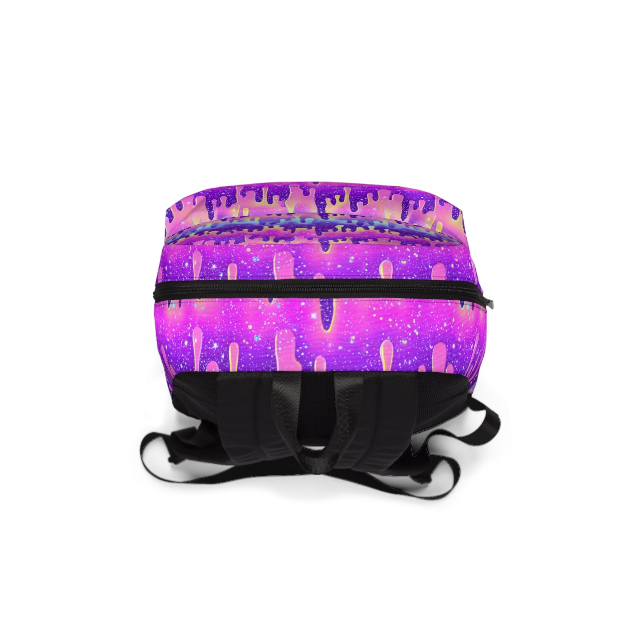Purple and Pink Galaxy Drip Backpack, Artsulli - Art is Long, Life is Short, Bags, , , , , , , 