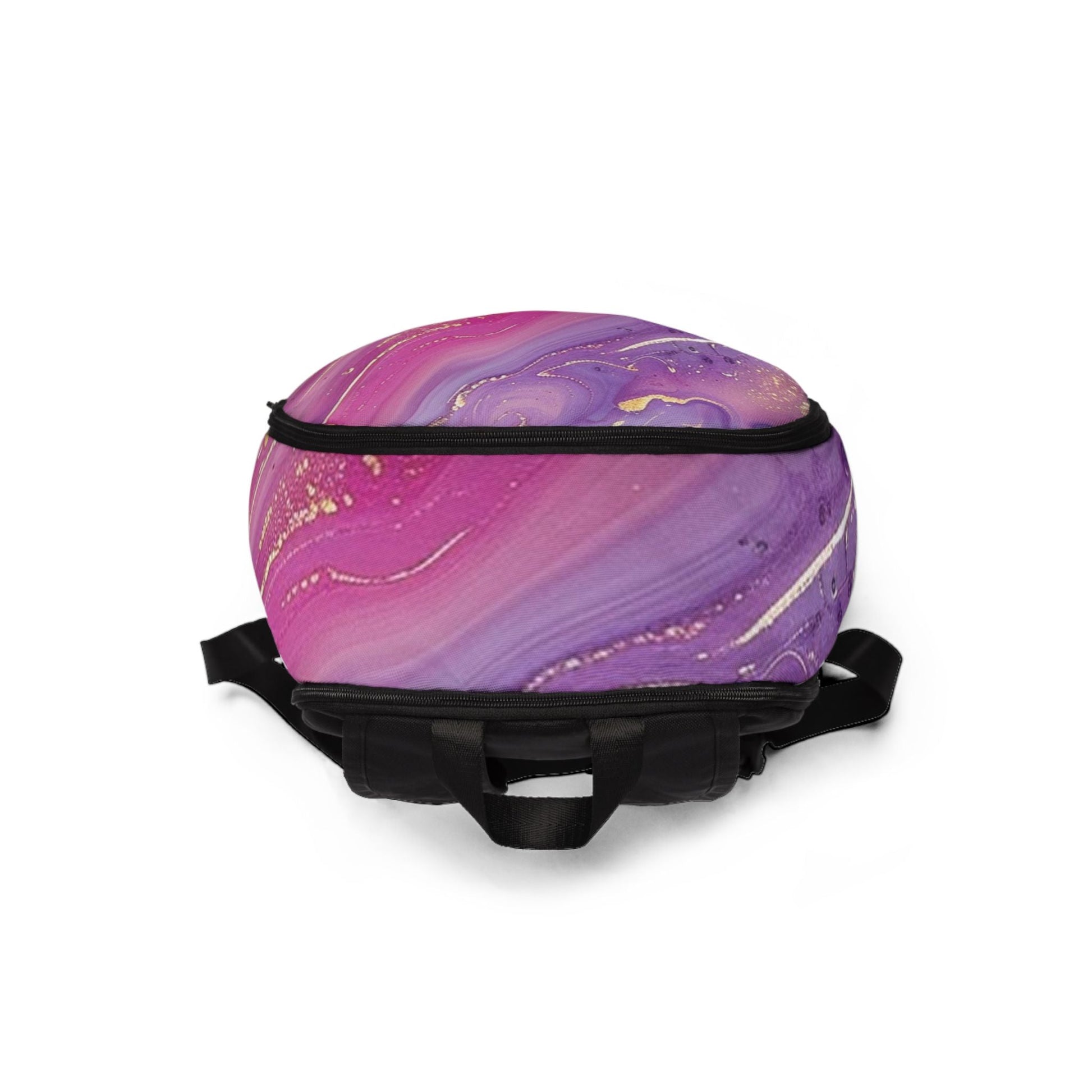 Purple and Pink Marble Backpack, Artsulli - Art is Long, Life is Short, Bags, , , , , , , 