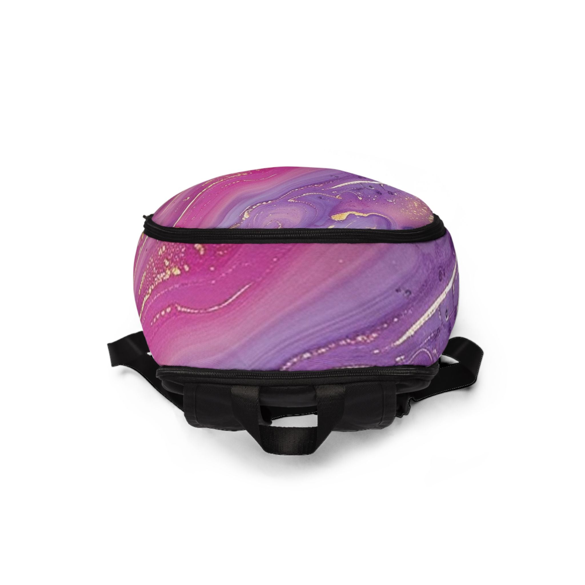 Purple and Pink Marble Backpack, Artsulli - Art is Long, Life is Short, Bags, , , , , , , 