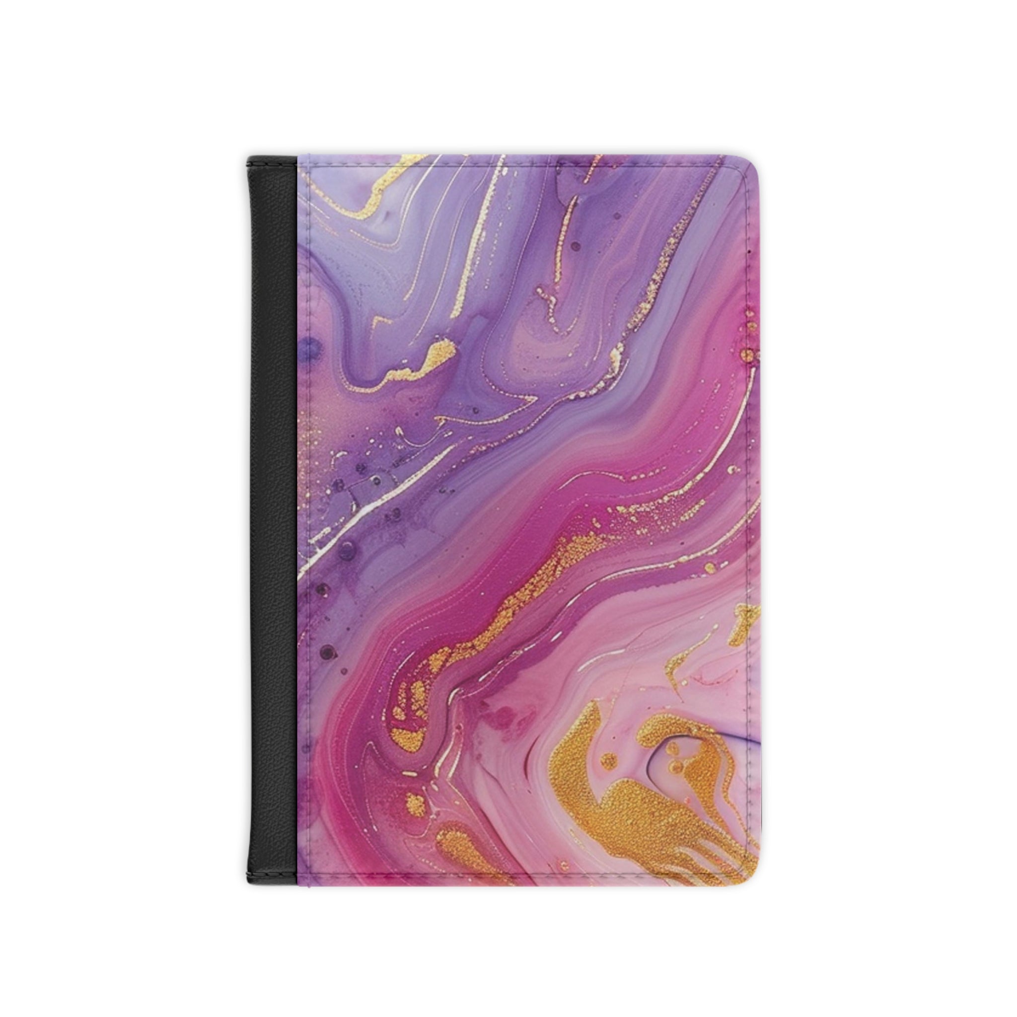 Printify Purple and Pink Marble Passport Cover 2025