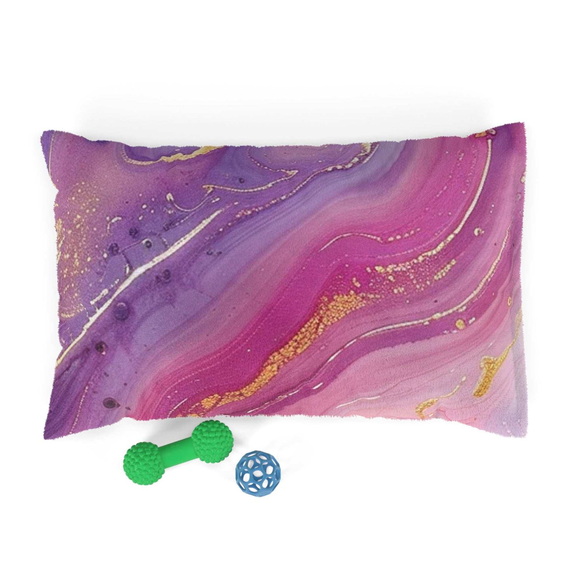 Printify Purple and Pink Marble Pet Bed 2025