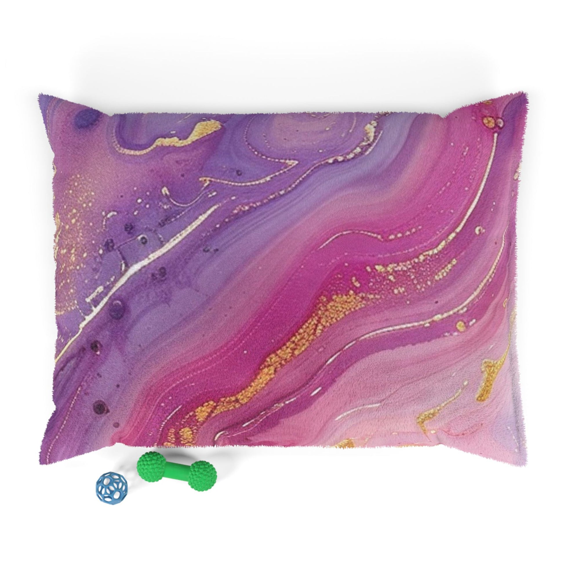 Printify Purple and Pink Marble Pet Bed 2025