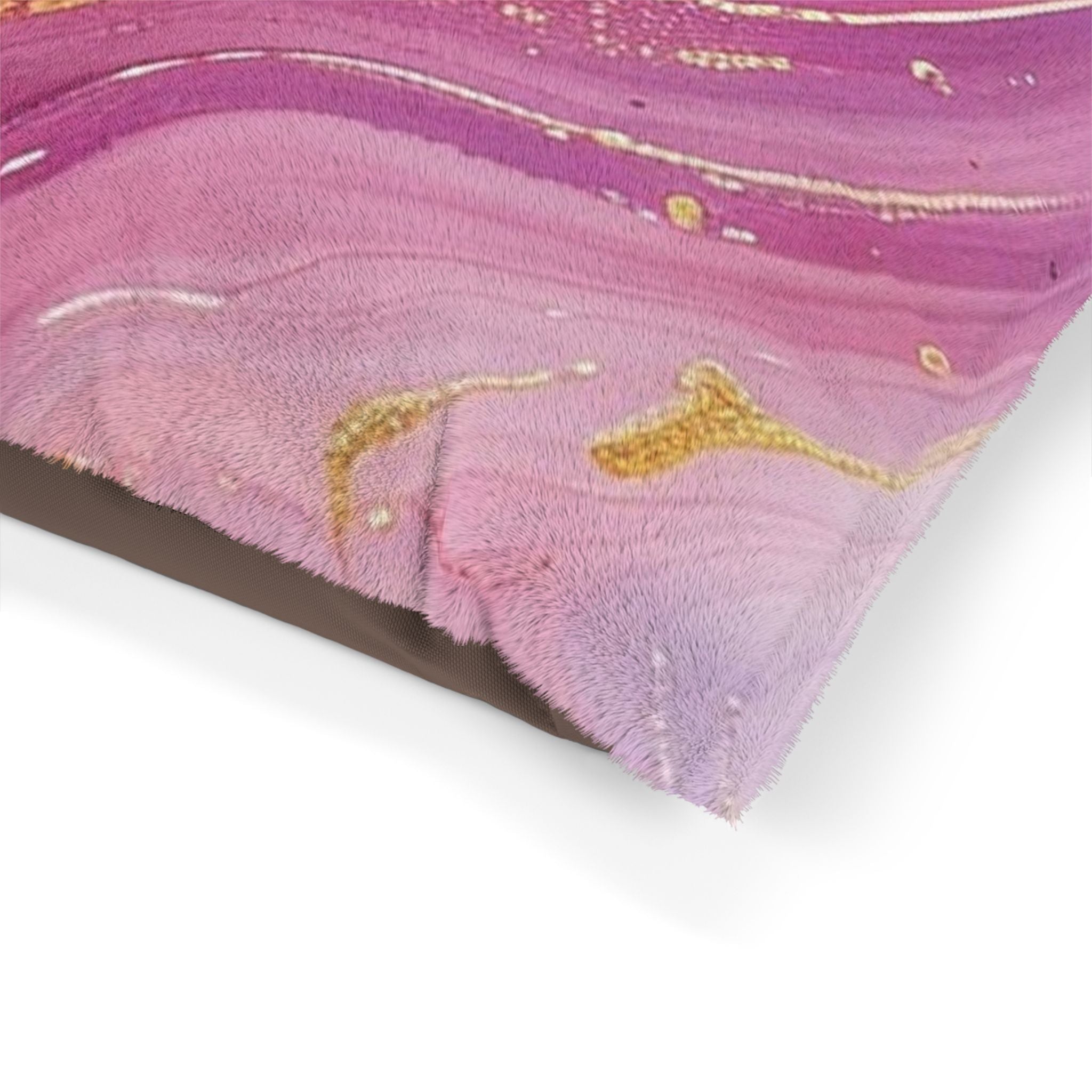 Printify Purple and Pink Marble Pet Bed 2025