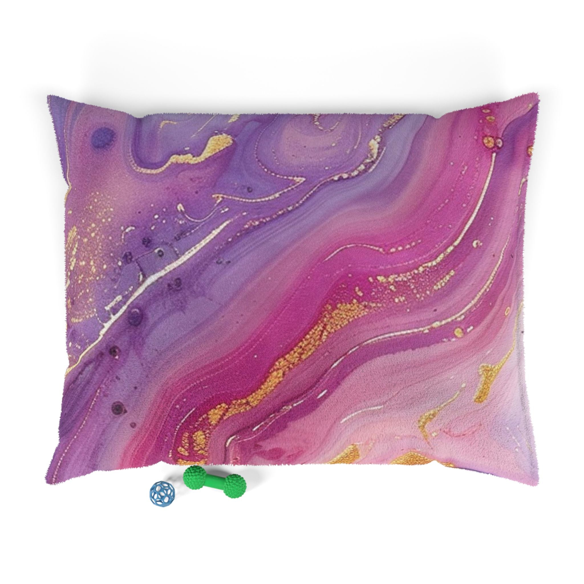 Printify Purple and Pink Marble Pet Bed 2025