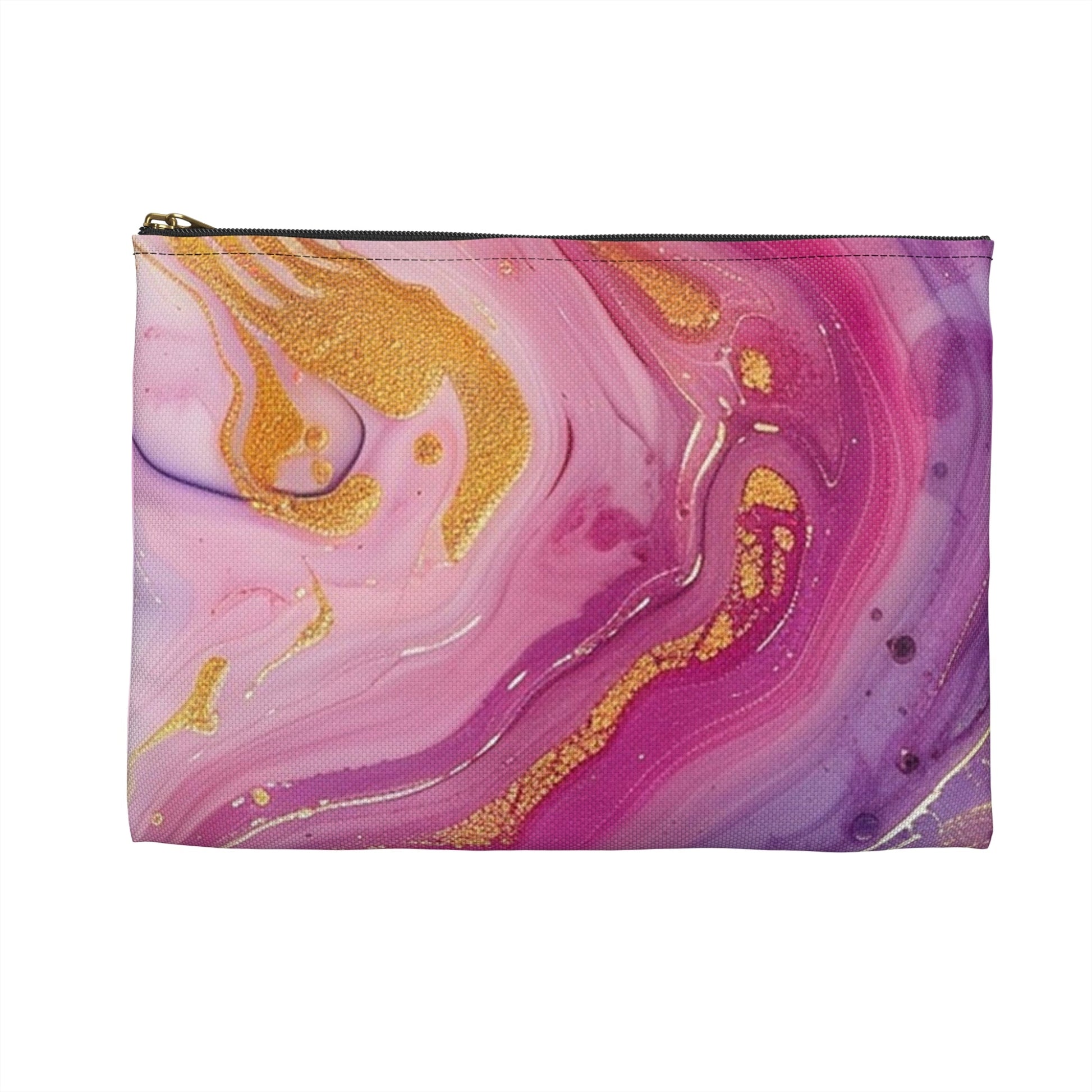 Purple and Pink Marble Pouch, Artsulli - Art is Long, Life is Short, Bags, , , , , , , 