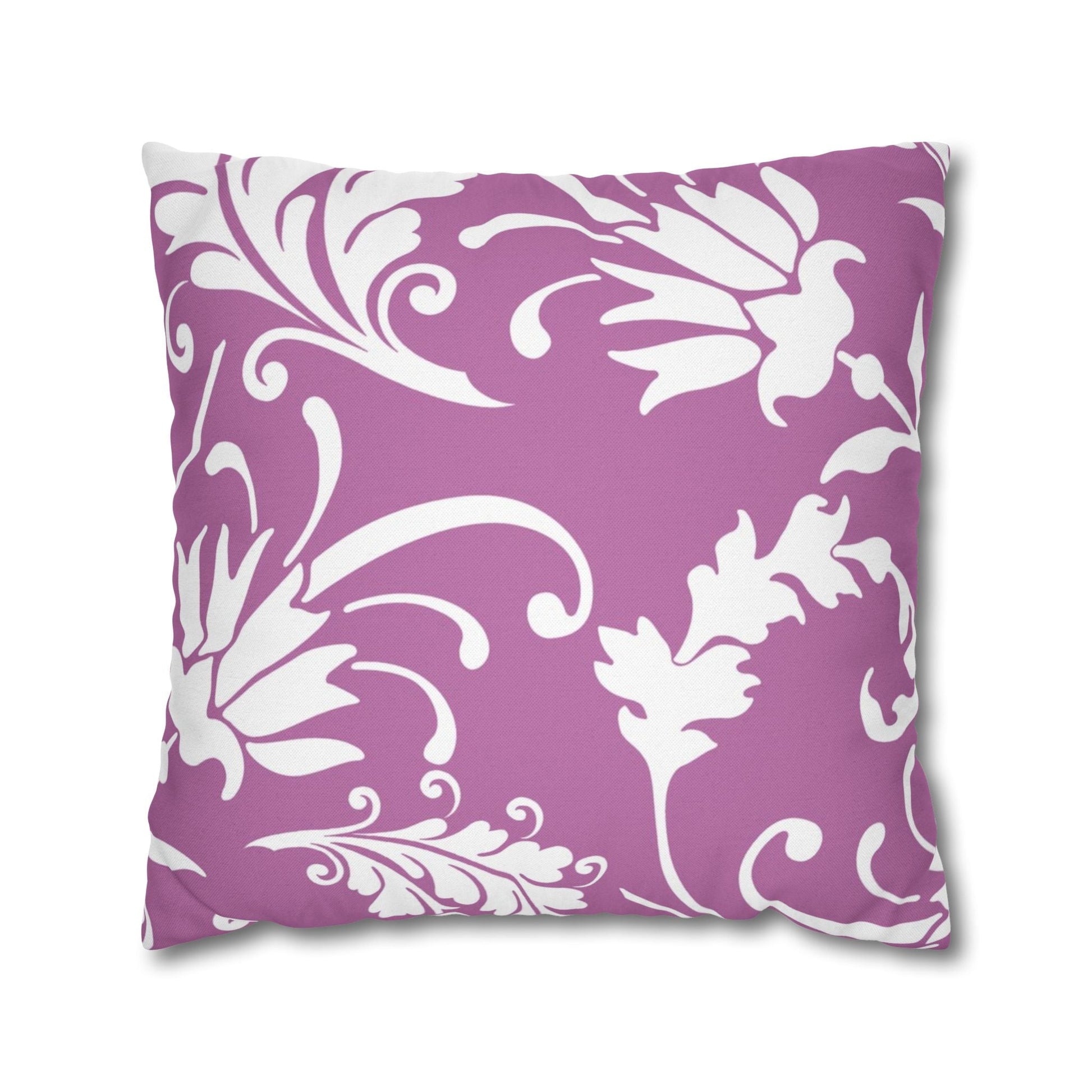 Purple Floral Vine Throw Pillow, Artsulli - Art is Long, Life is Short, Home Decor, Size, 20" × 20", , , , , 20510601997420363645