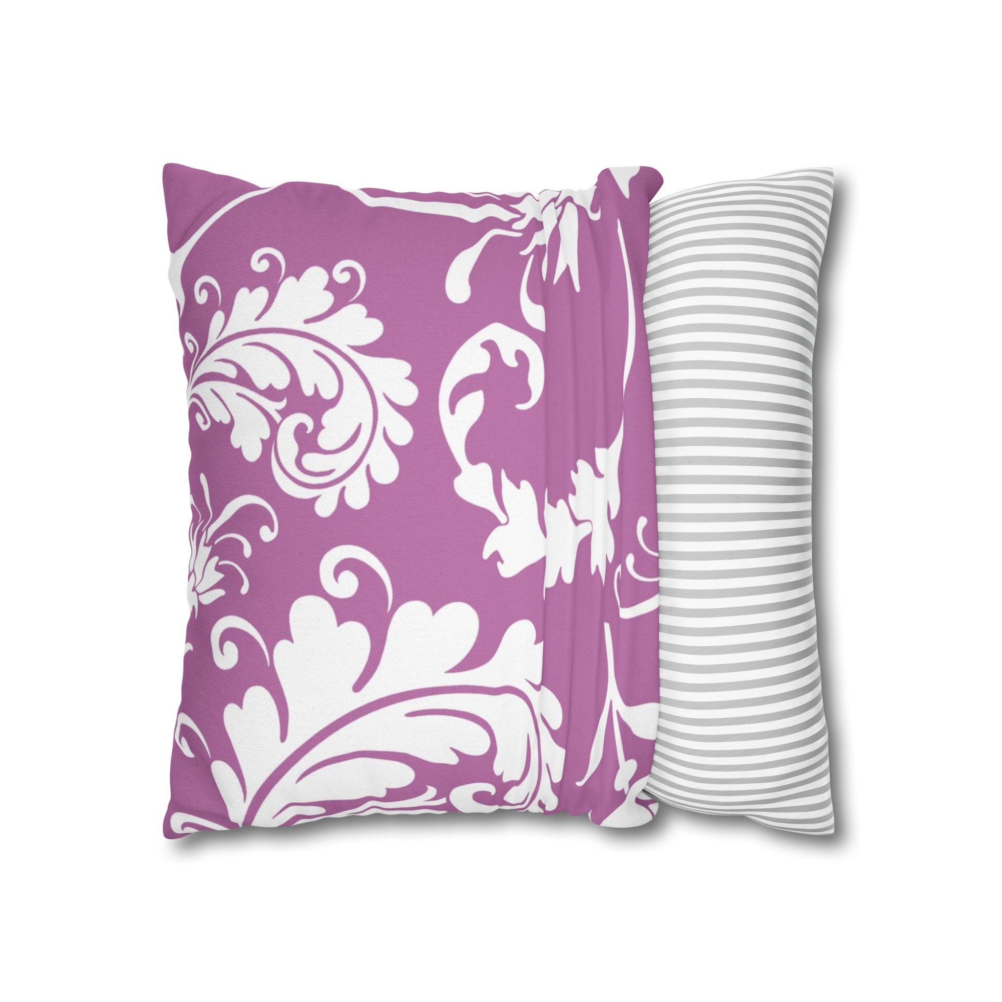 Purple Floral Vine Throw Pillow, Artsulli - Art is Long, Life is Short, Home Decor, , , , , , , 