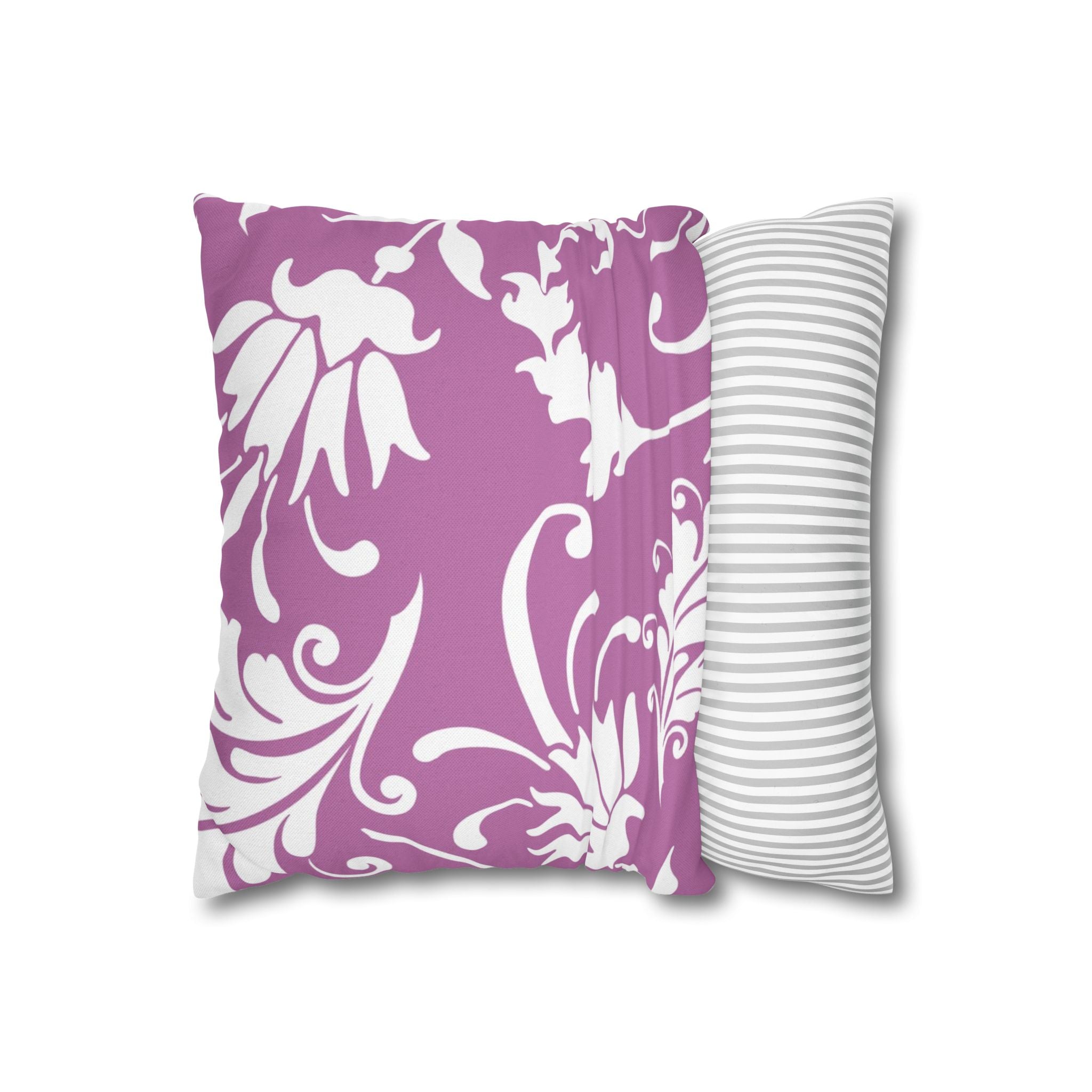 Purple Floral Vine Throw Pillow, Artsulli - Art is Long, Life is Short, Home Decor, , , , , , , 