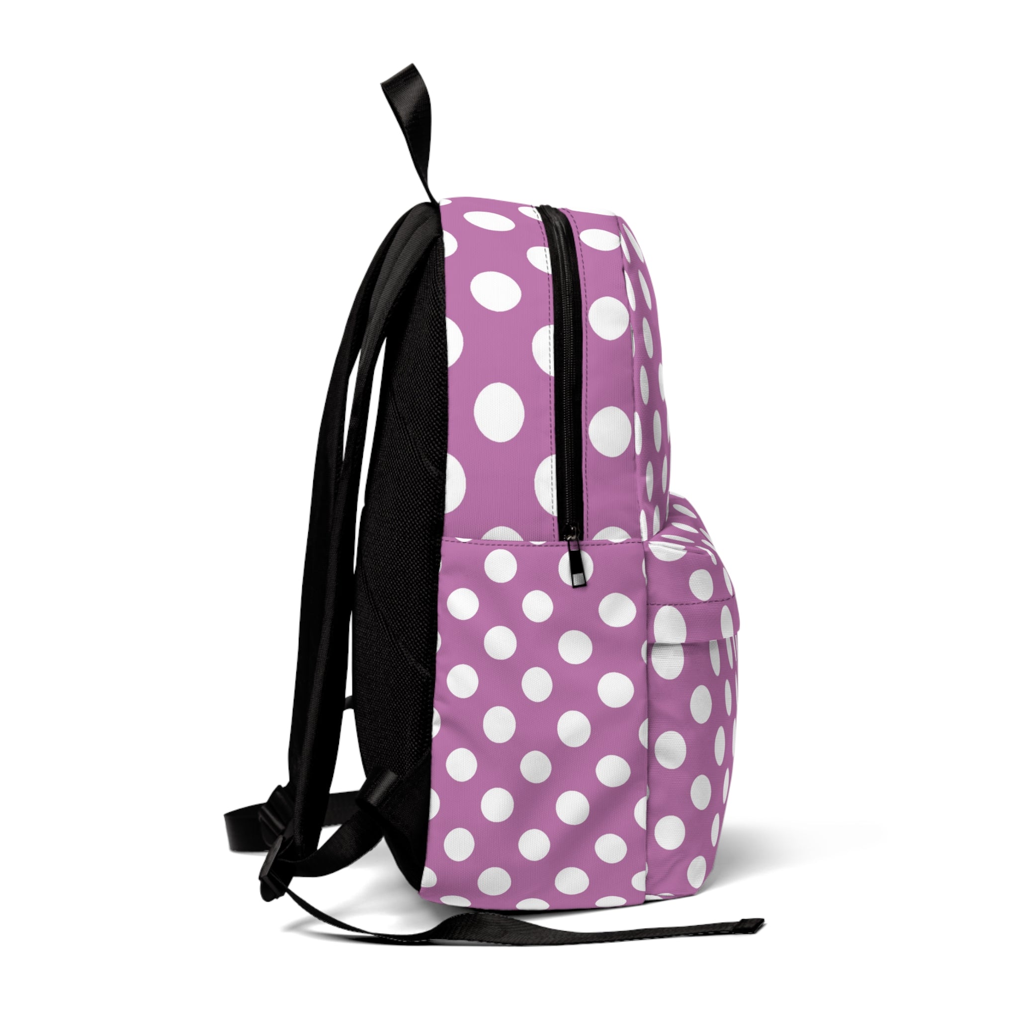 Purple Polka Dot Backpack, Artsulli - Art is Long, Life is Short, Bags, , , , , , , 