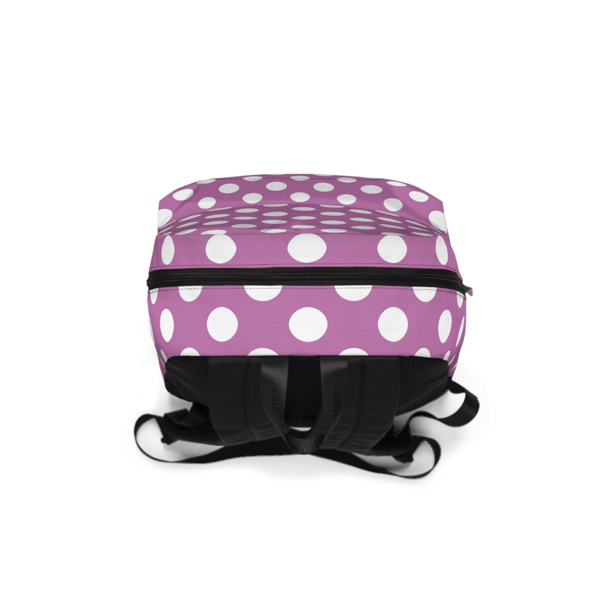 Purple Polka Dot Backpack, Artsulli - Art is Long, Life is Short, Bags, , , , , , , 