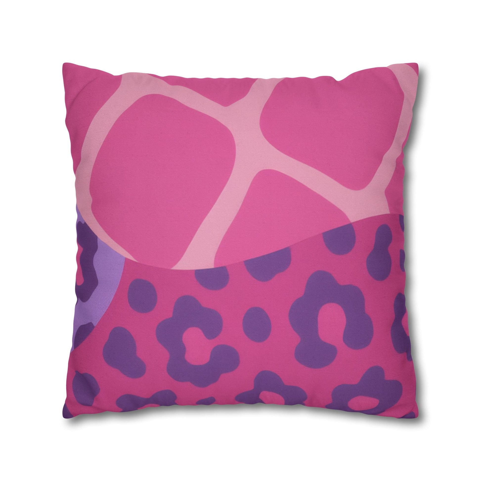 Purple Zebra and Leopard Print Pillow, Artsulli - Art is Long, Life is Short, Home Decor, , , , , , , 