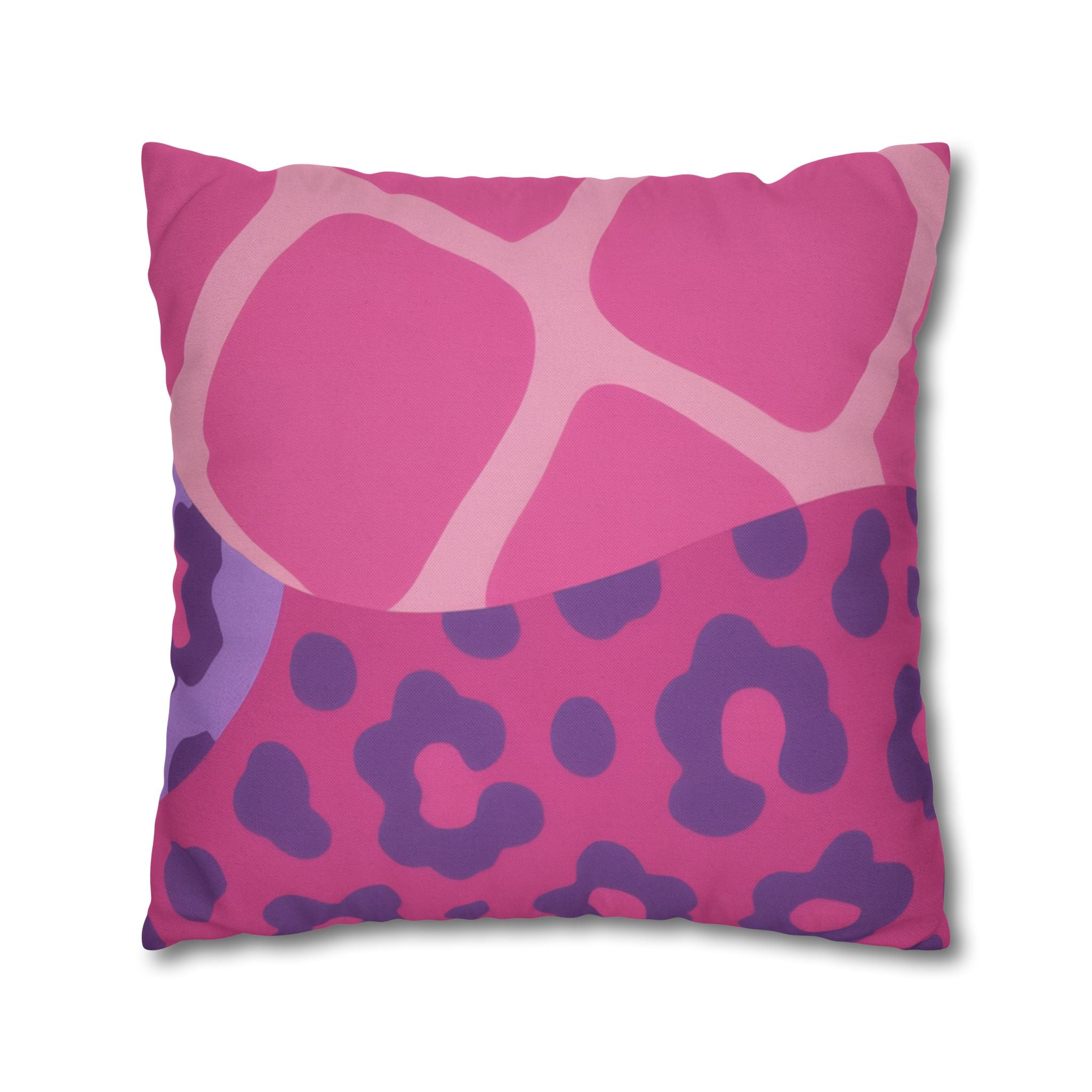 Purple Zebra and Leopard Print Pillow, Artsulli - Art is Long, Life is Short, Home Decor, , , , , , , 