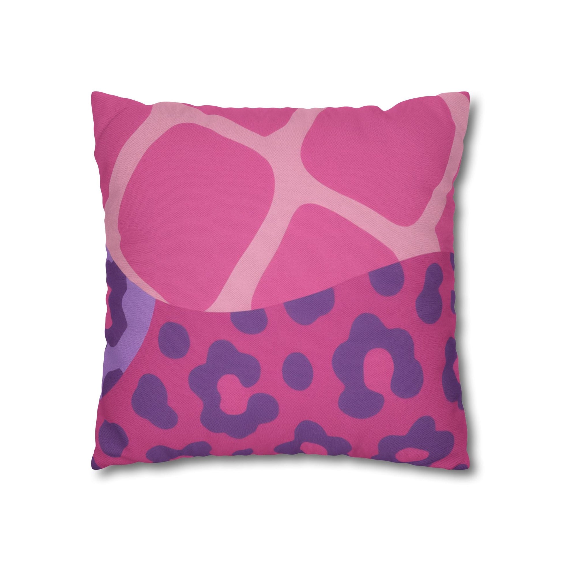 Purple Zebra and Leopard Print Pillow, Artsulli - Art is Long, Life is Short, Home Decor, , , , , , , 