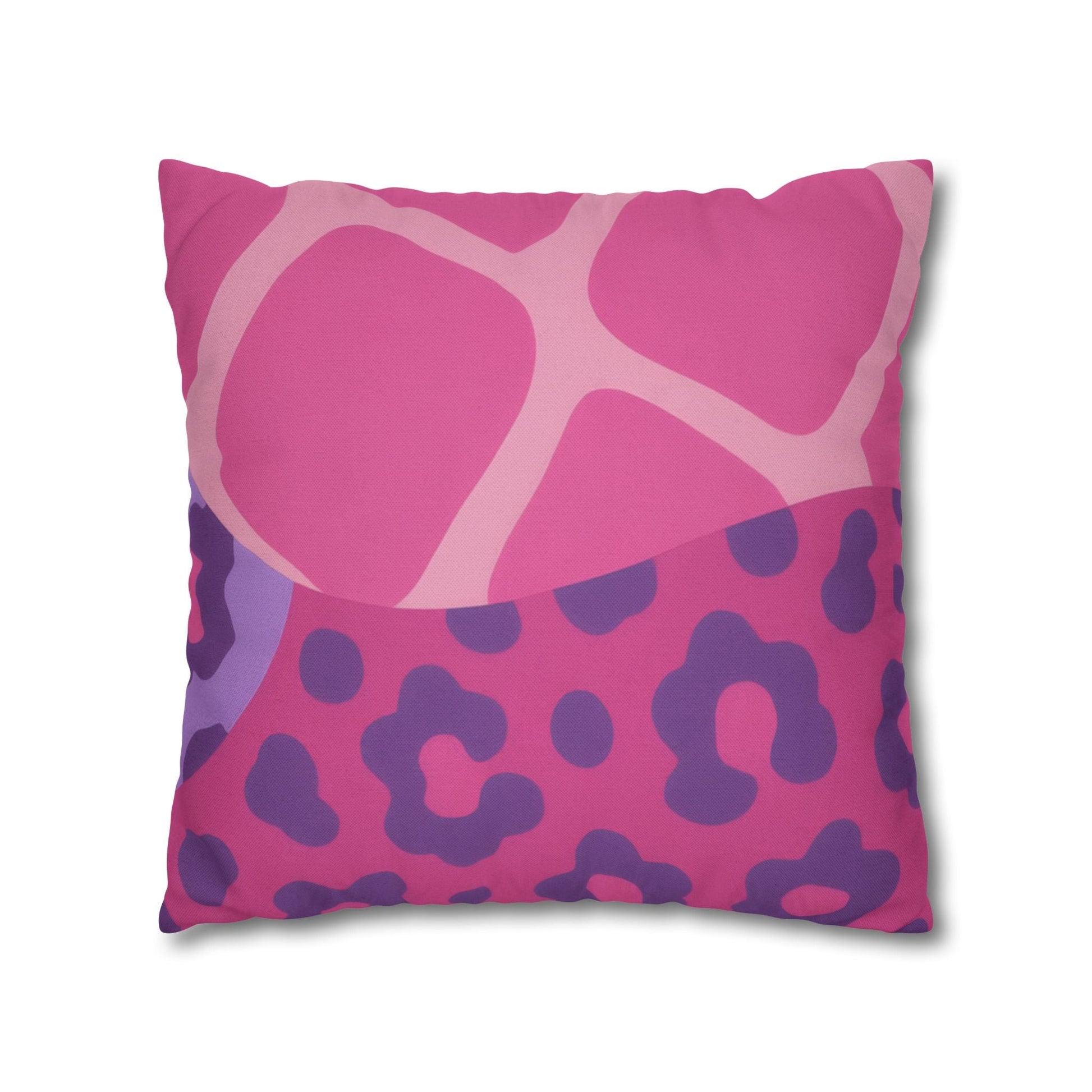Purple Zebra and Leopard Print Pillow, Artsulli - Art is Long, Life is Short, Home Decor, , , , , , , 