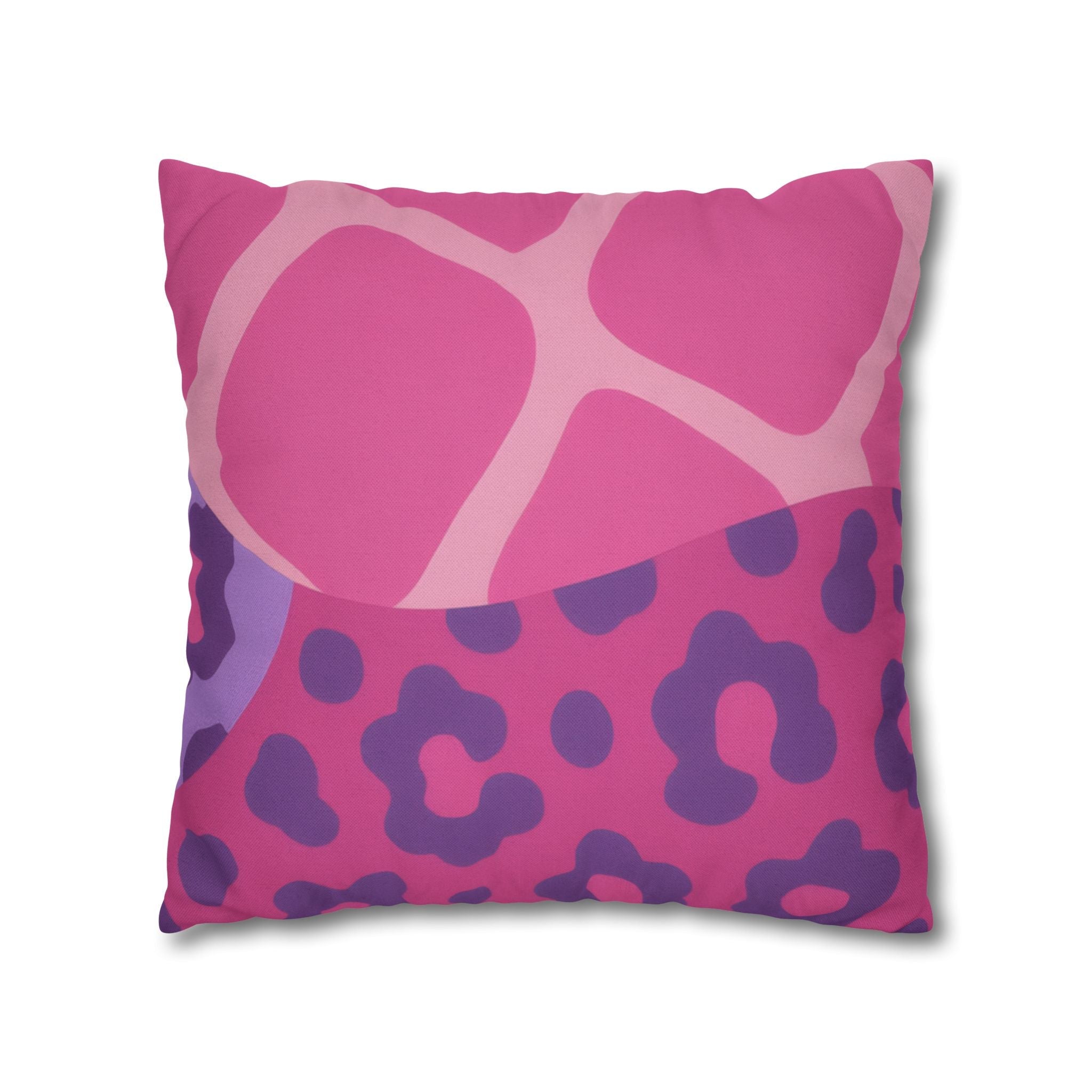 Purple Zebra and Leopard Print Pillow, Artsulli - Art is Long, Life is Short, Home Decor, , , , , , , 