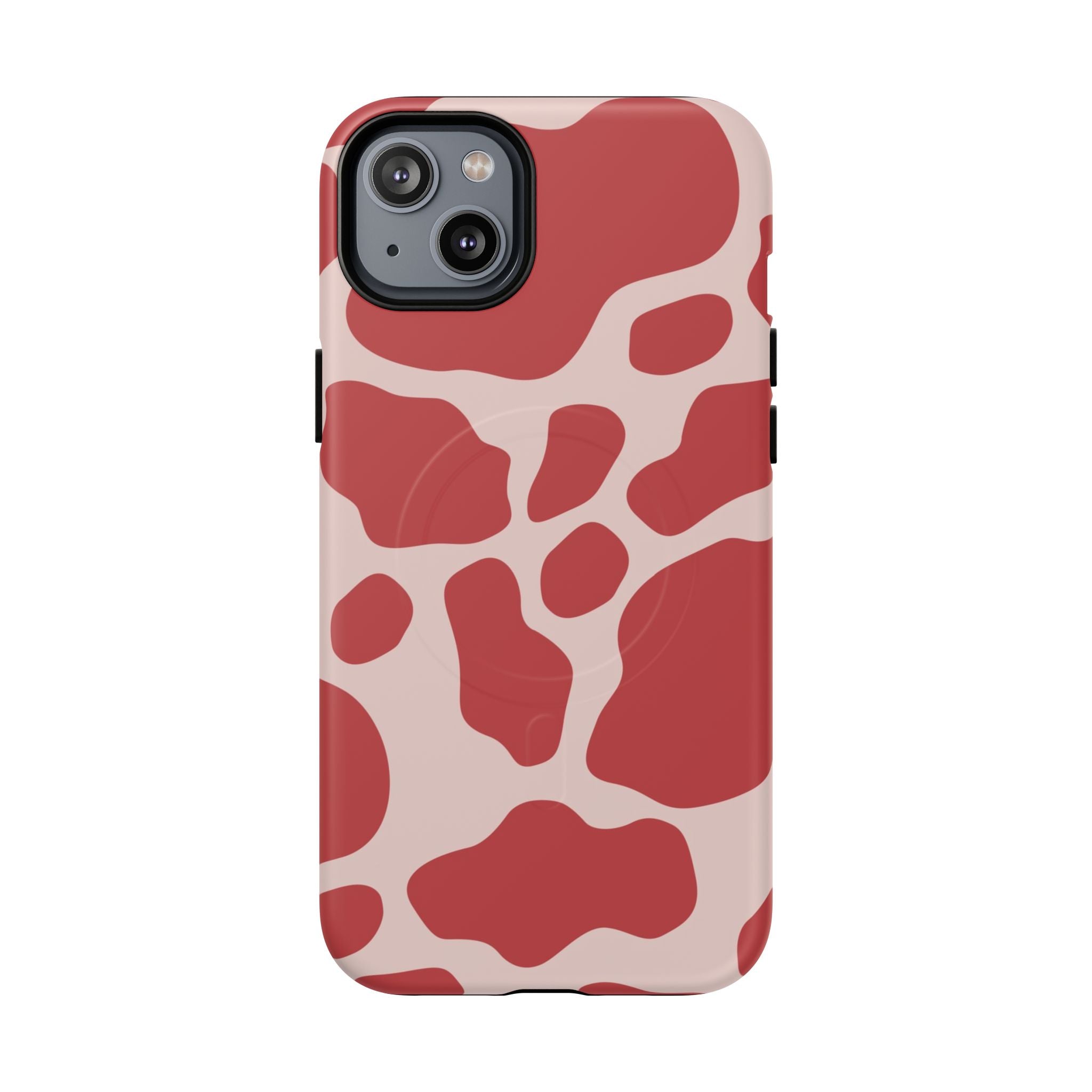 Red and Pink Cow Print MagSafe iPhone Case, Artsulli - Art is Long, Life is Short, Phone Case, Size, iPhone 14 Plus, Surface, Matte, , , 32311620788360635979