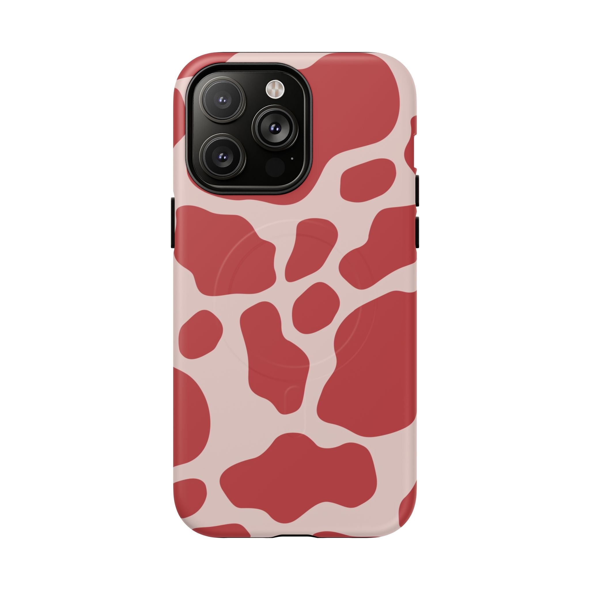 Red and Pink Cow Print MagSafe iPhone Case, Artsulli - Art is Long, Life is Short, Phone Case, Size, iPhone 14 Pro Max, Surface, Matte, , , 30074121329611152133