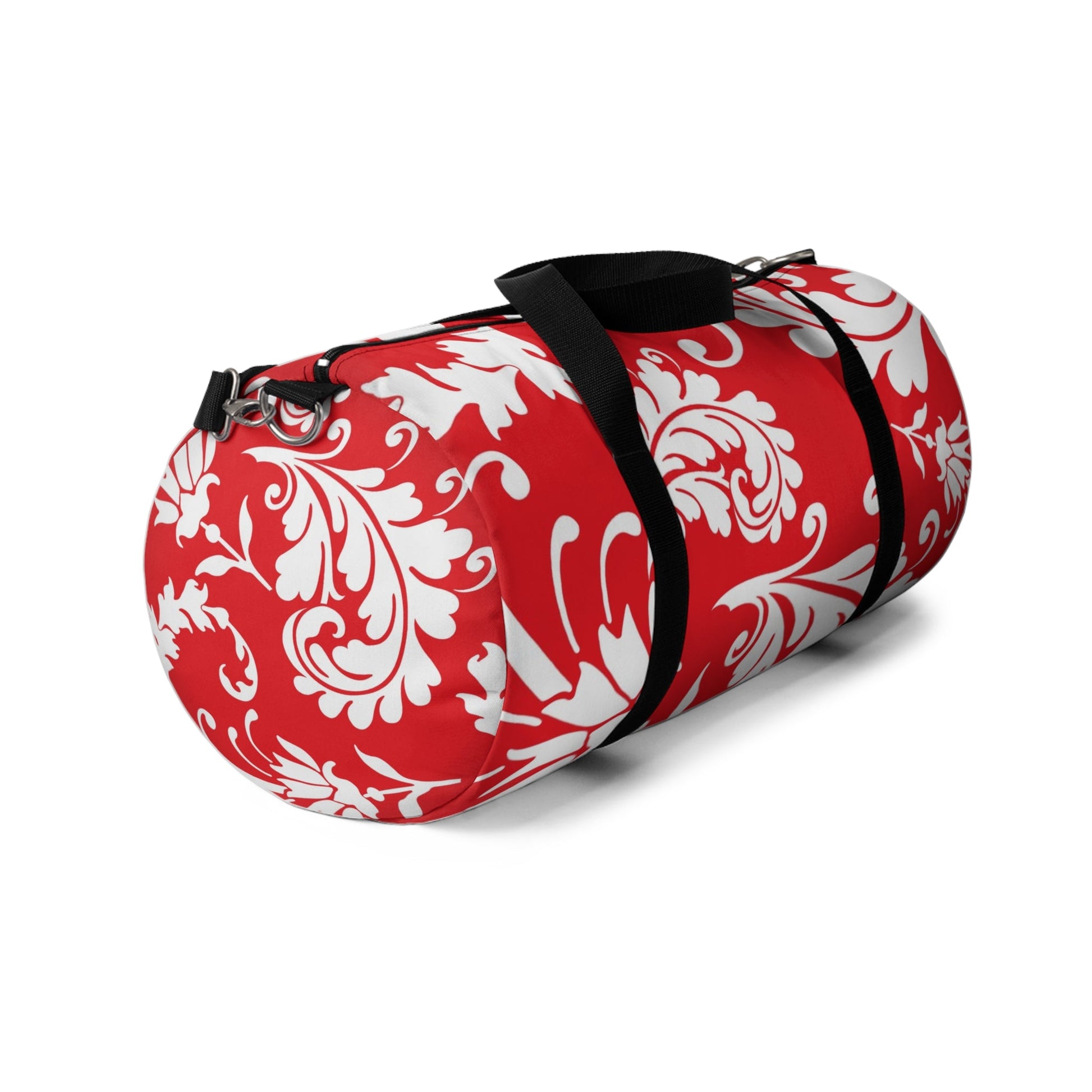 Red and White Damask Duffel Bag, Artsulli - Art is Long, Life is Short, Bags, , , , , , , 