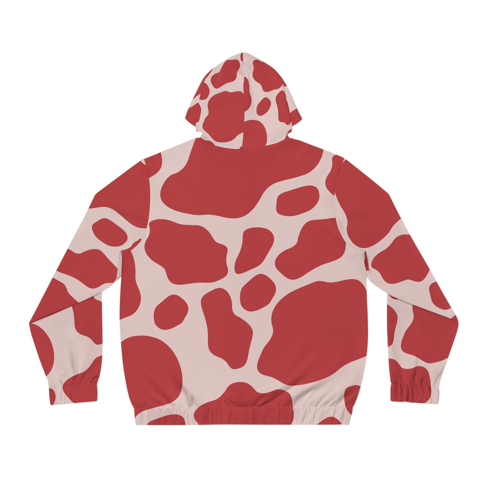 Red and White Spotted Zip Hoodie, Artsulli - Art is Long, Life is Short, All Over Prints, , , , , , , 