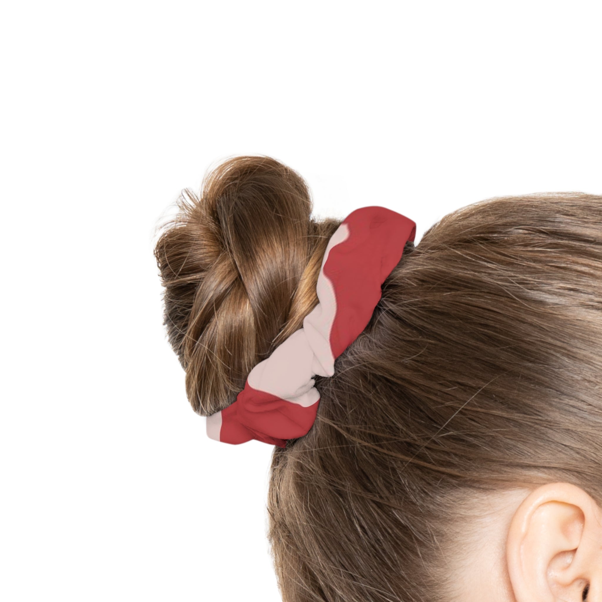 Red and White Striped Scrunchie, Artsulli - Art is Long, Life is Short, Accessories, , , , , , , 