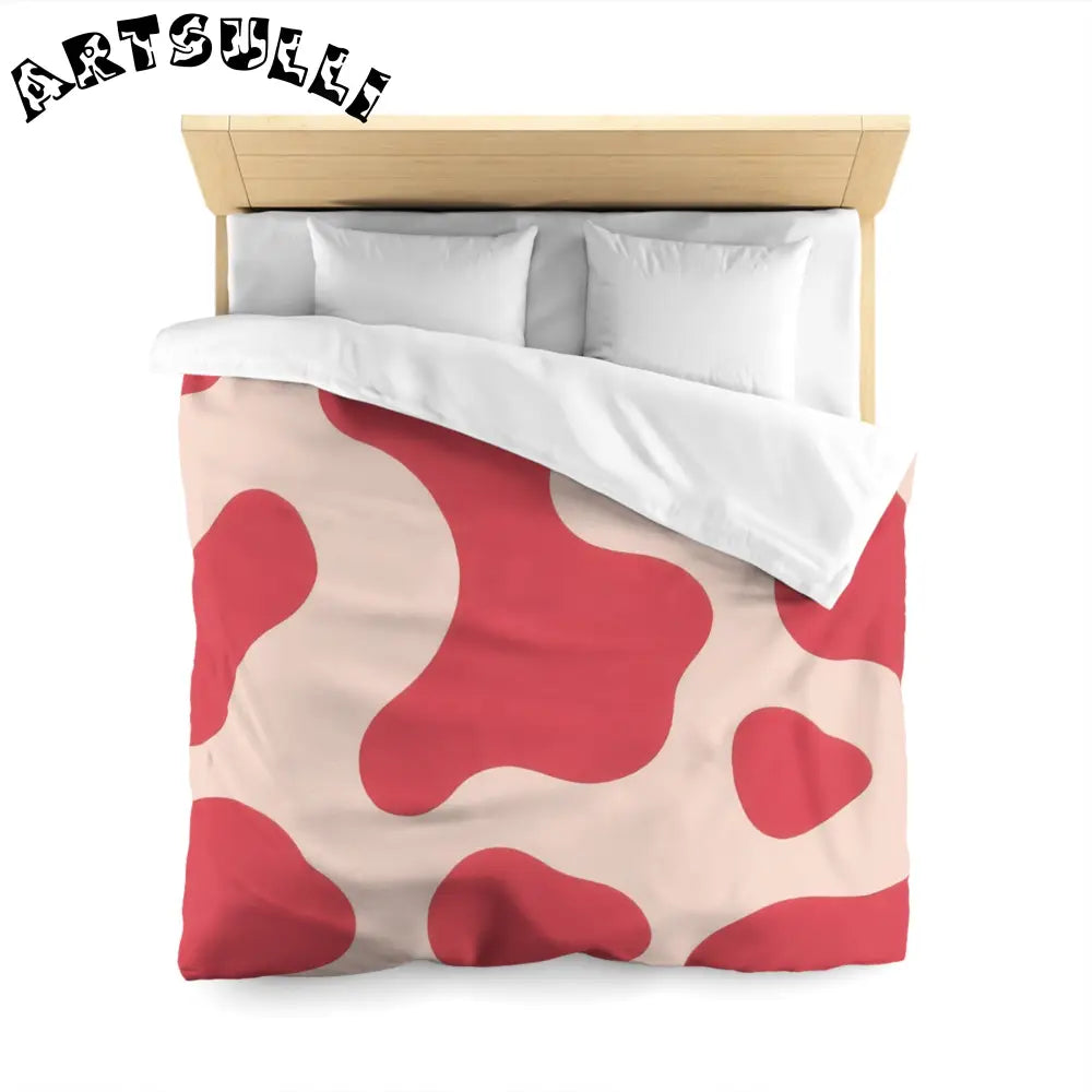 JAKKOUTTHEBXX Red Cow Art Printed Duvet Cover 2025
