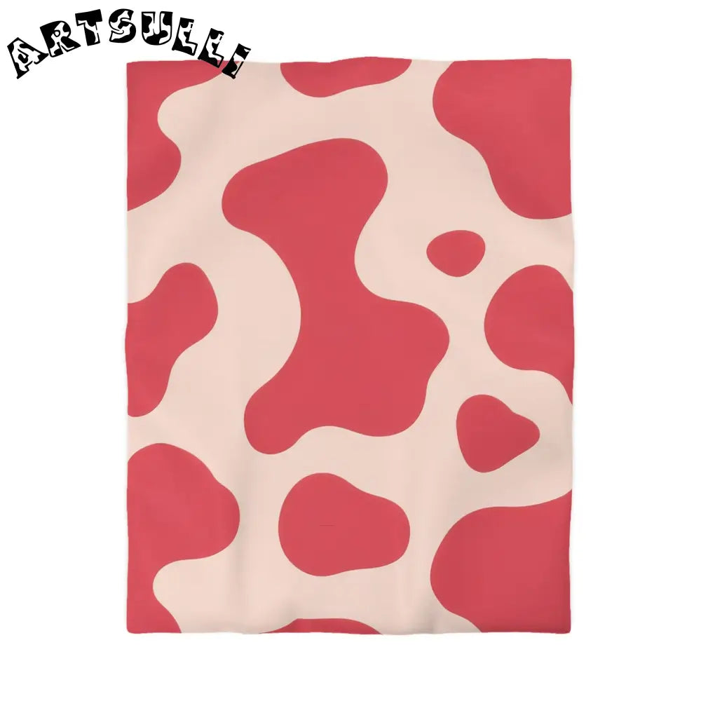 JAKKOUTTHEBXX Red Cow Art Printed Duvet Cover 2025