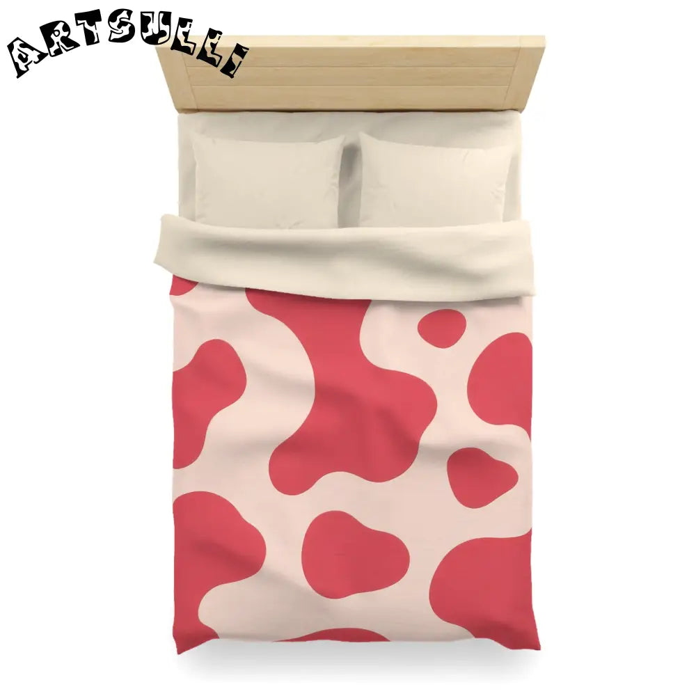 JAKKOUTTHEBXX Red Cow Art Printed Duvet Cover 2025