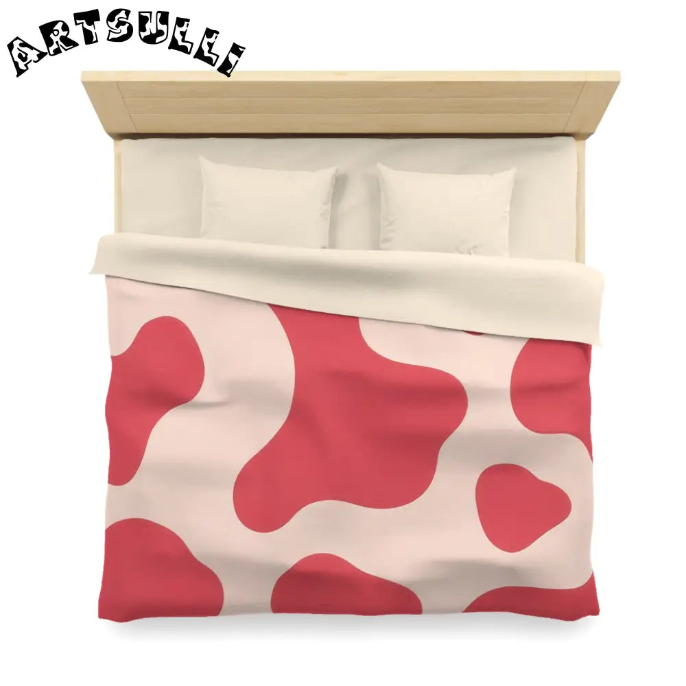 JAKKOUTTHEBXX Red Cow Art Printed Duvet Cover 2025
