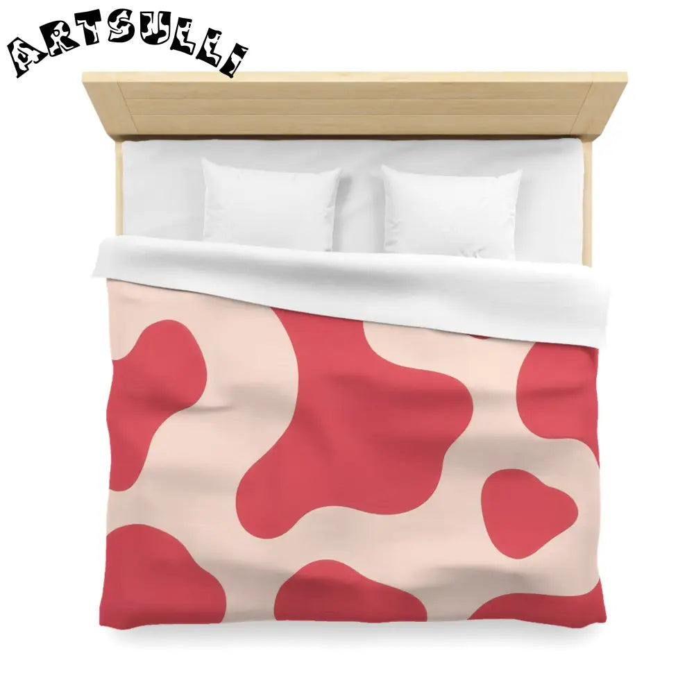 JAKKOUTTHEBXX Red Cow Art Printed Duvet Cover 2025