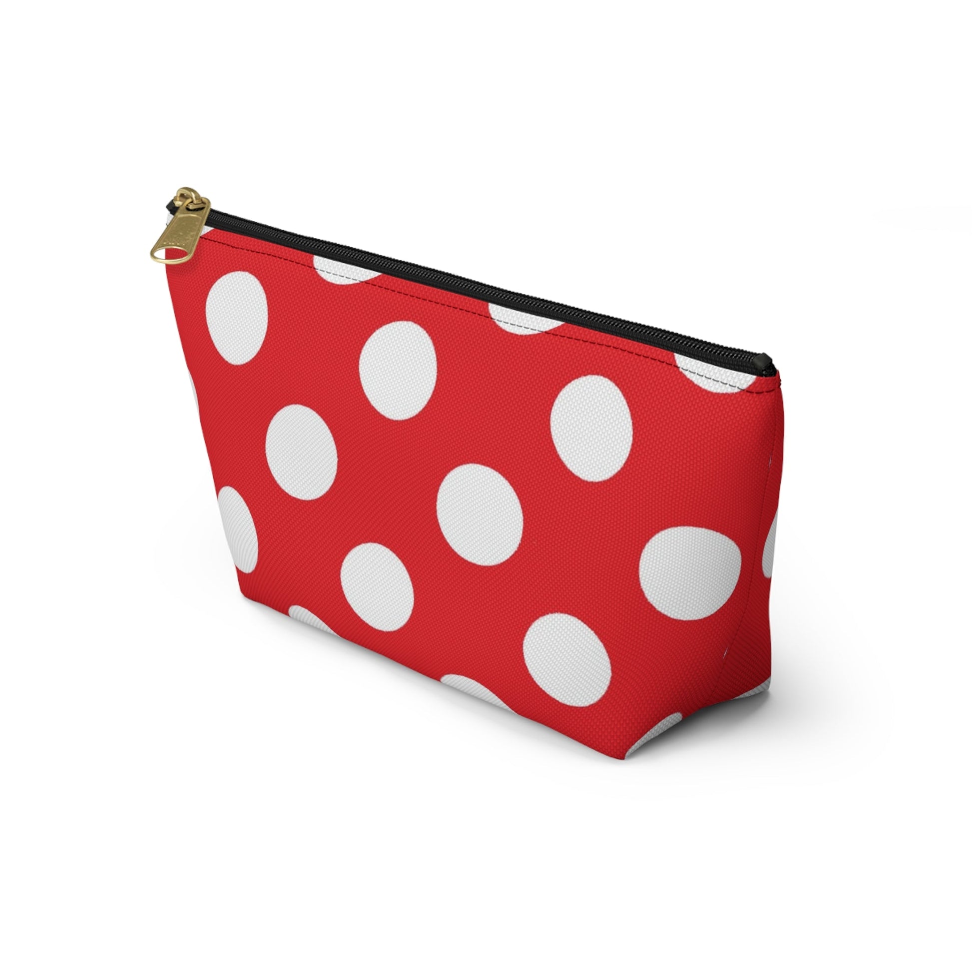 Red Polka Dot Accessory Pouch, Artsulli - Art is Long, Life is Short, Bags, , , , , , , 