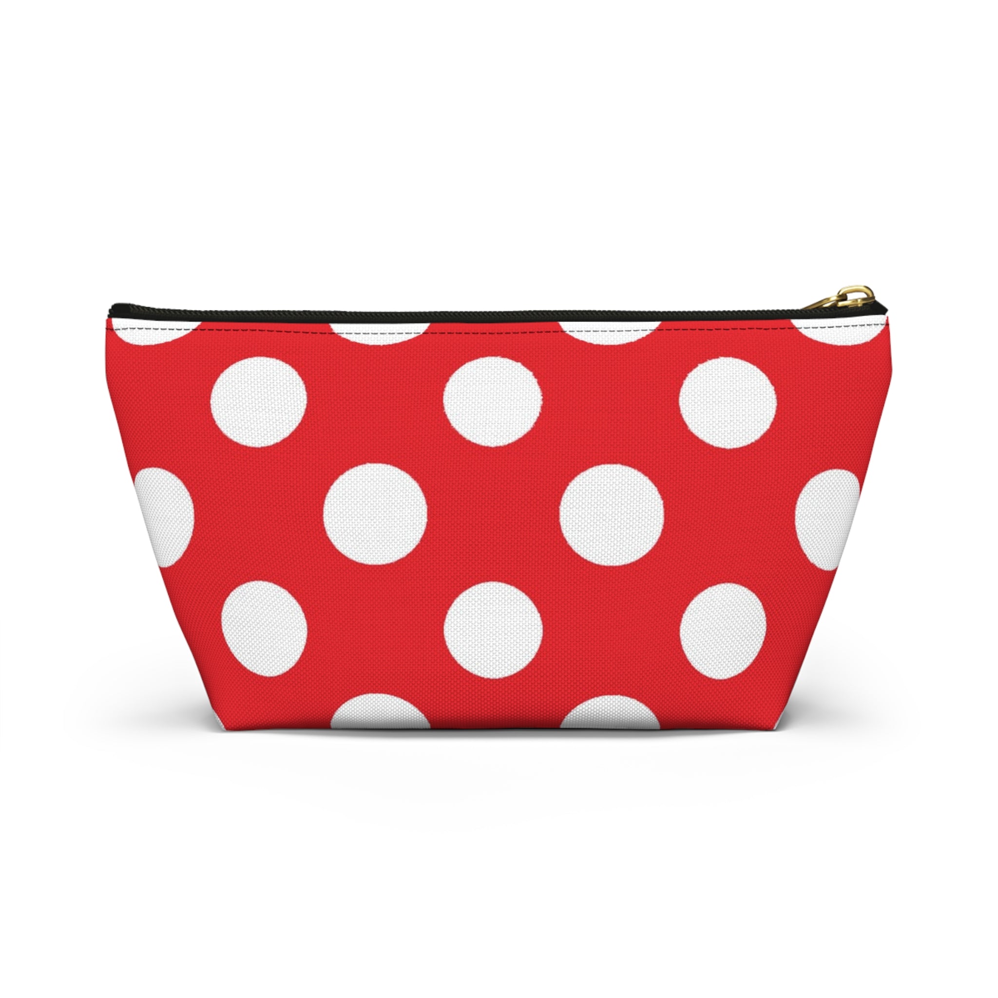 Red Polka Dot Accessory Pouch, Artsulli - Art is Long, Life is Short, Bags, , , , , , , 