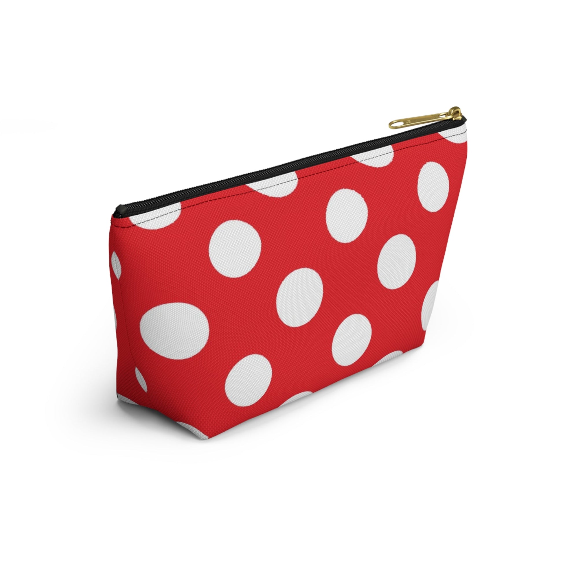 Red Polka Dot Accessory Pouch, Artsulli - Art is Long, Life is Short, Bags, , , , , , , 