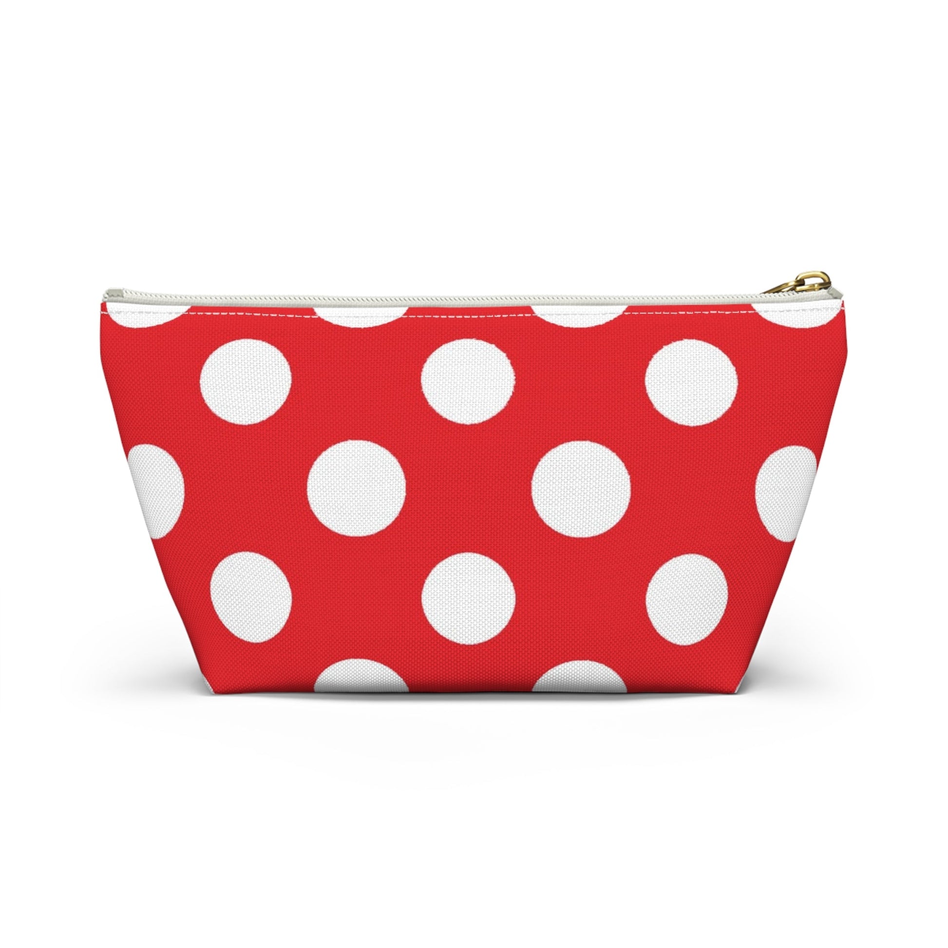 Red Polka Dot Accessory Pouch, Artsulli - Art is Long, Life is Short, Bags, , , , , , , 