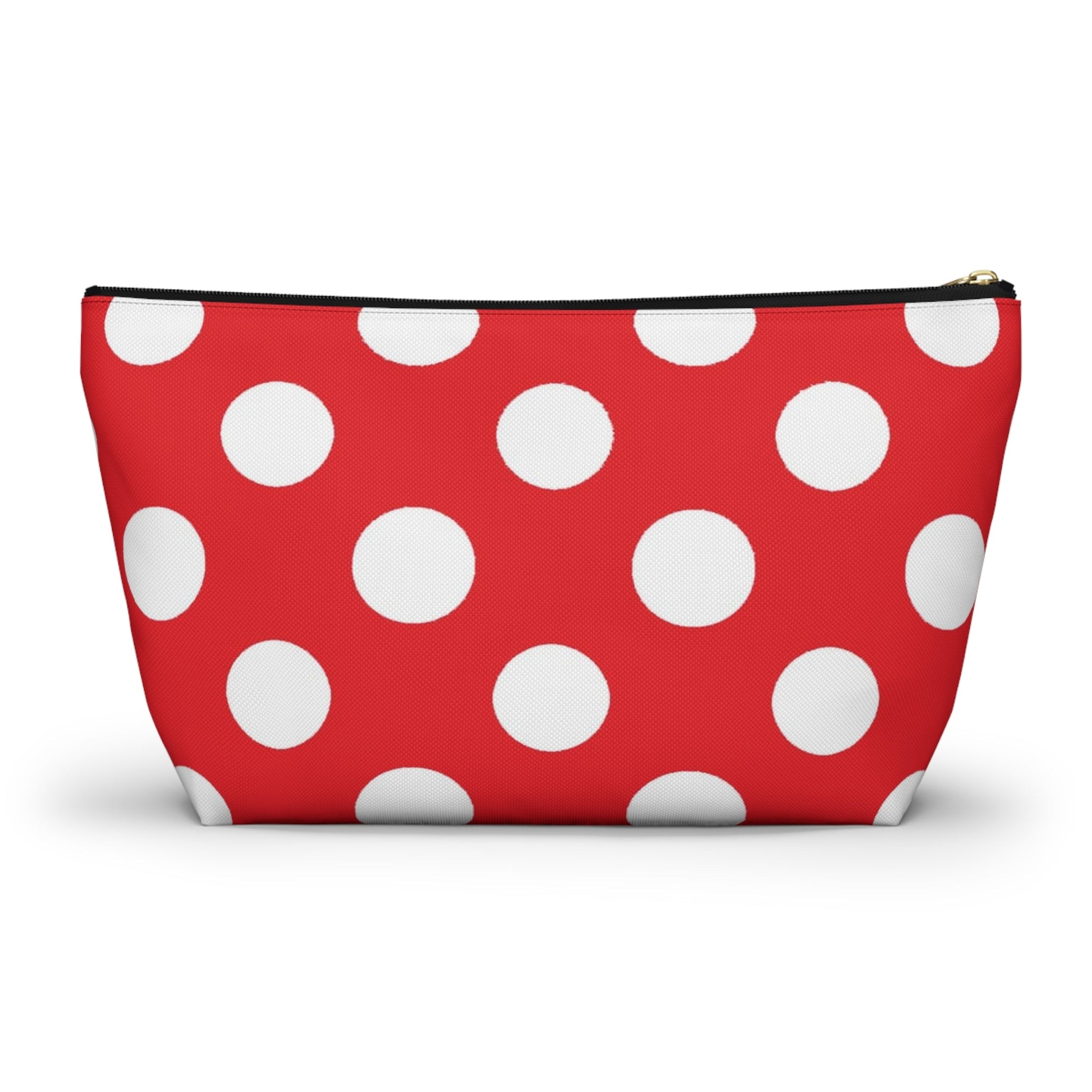Red Polka Dot Accessory Pouch, Artsulli - Art is Long, Life is Short, Bags, , , , , , , 