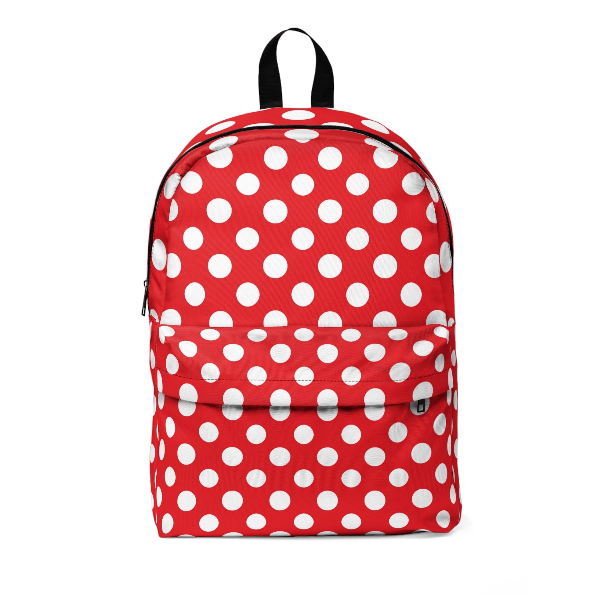 Red Polka Dot Backpack, Artsulli - Art is Long, Life is Short, Bags, Size, One size, , , , , 13535418900046911771