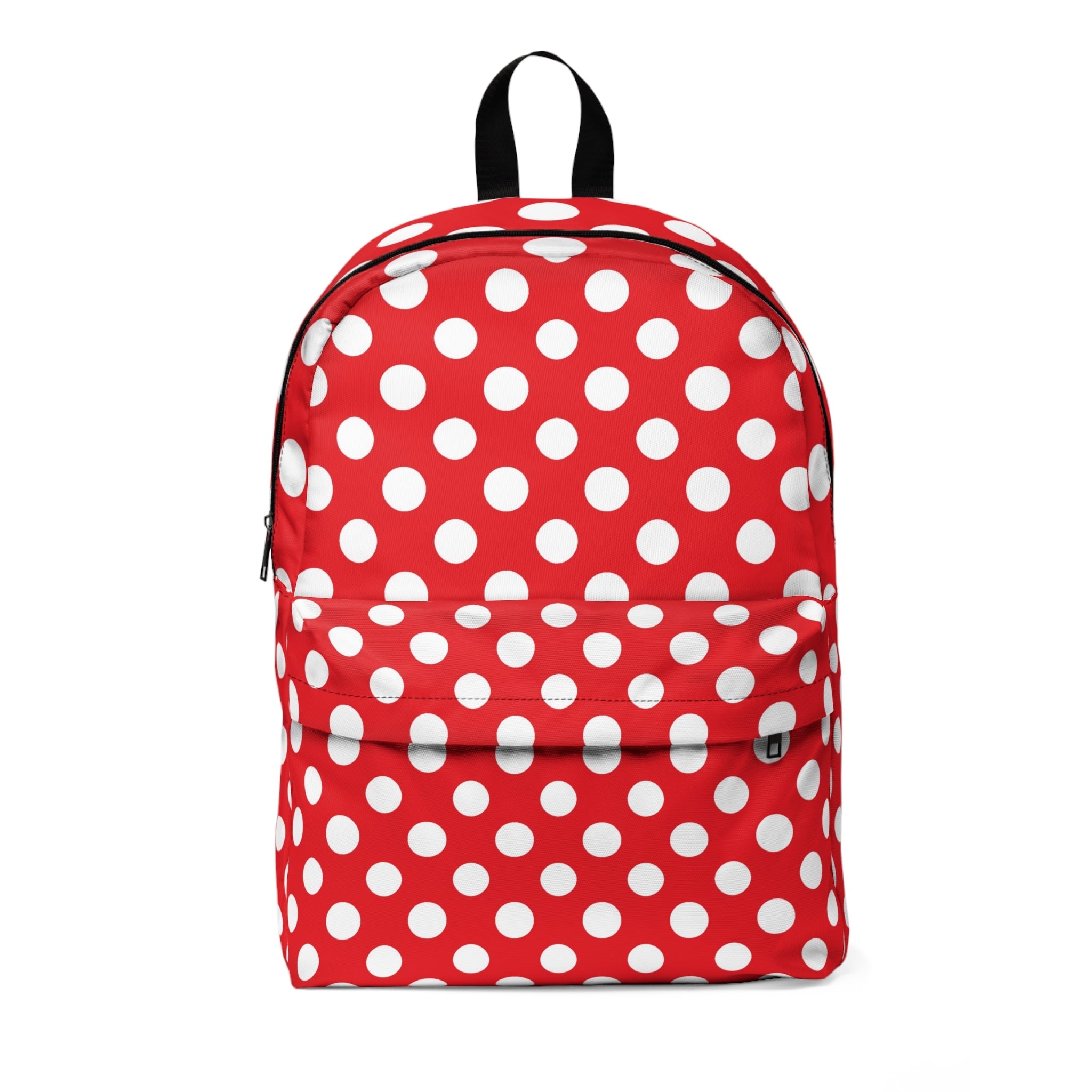 Red Polka Dot Backpack, Artsulli - Art is Long, Life is Short, Bags, Size, One size, , , , , 13535418900046911771