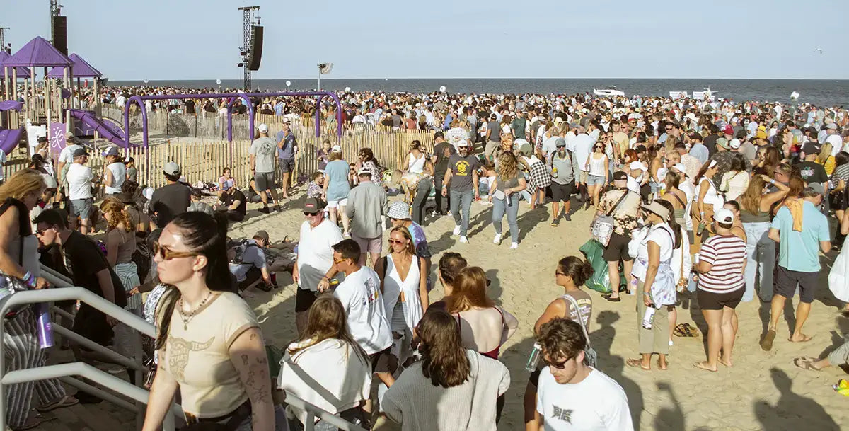 Crowd at Asbury Park NJ for Sea.Hear.Now. Festival 2025