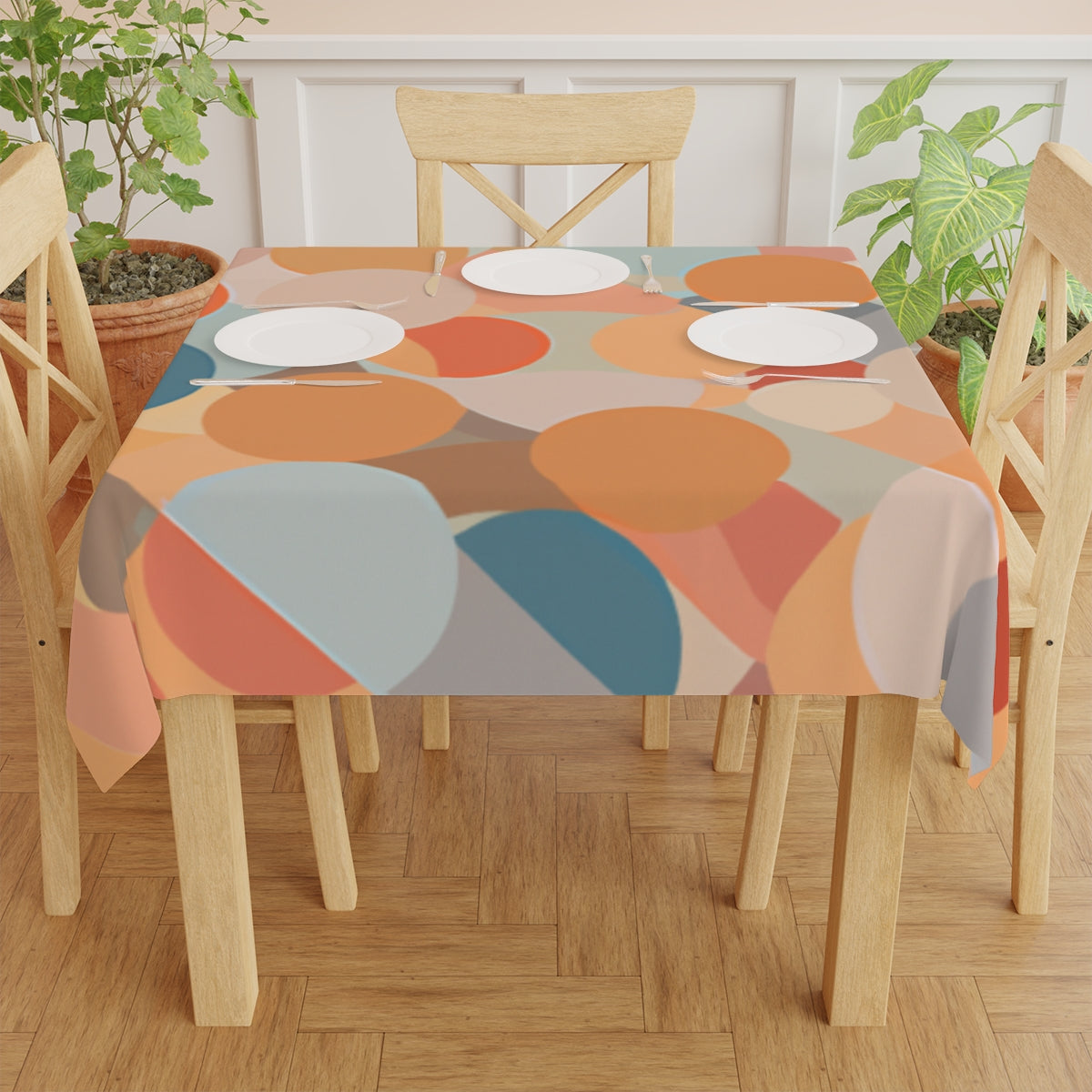 Short & Abstract:**TableclothBurlyWood
