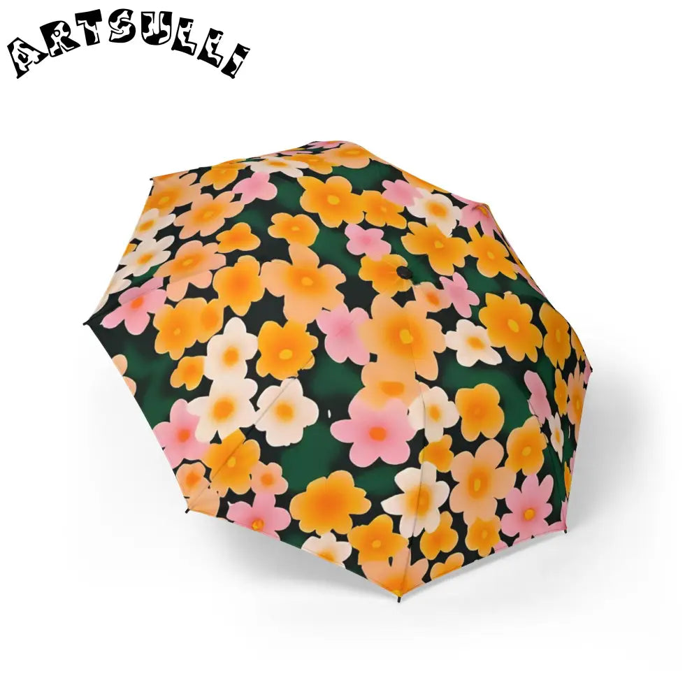 JAKKOUTTHEBXX Dark Green Floral Blossom Umbrella 2025