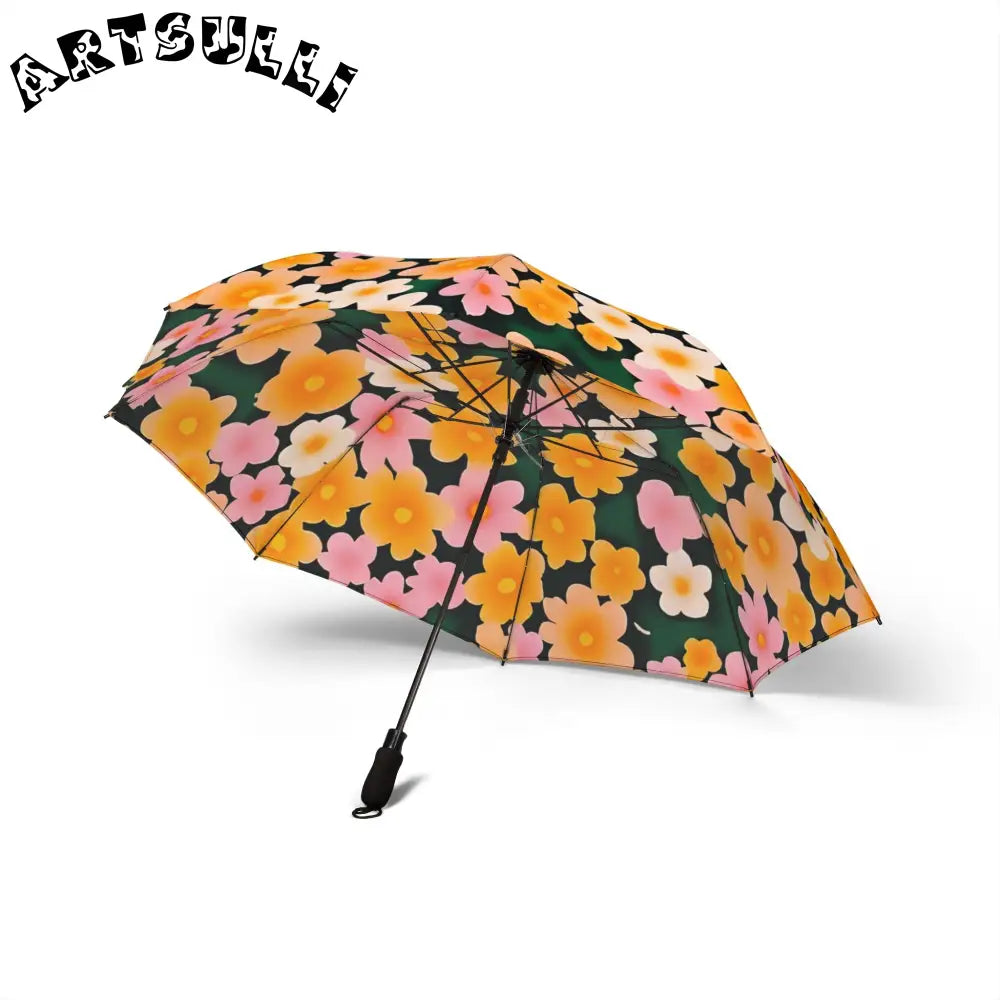 JAKKOUTTHEBXX Dark Green Floral Blossom Umbrella 2025