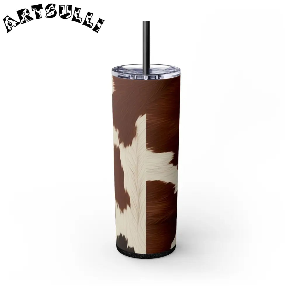 JAKKOUTTHEBXX Cow Print Maars Skinny Tumbler 2025