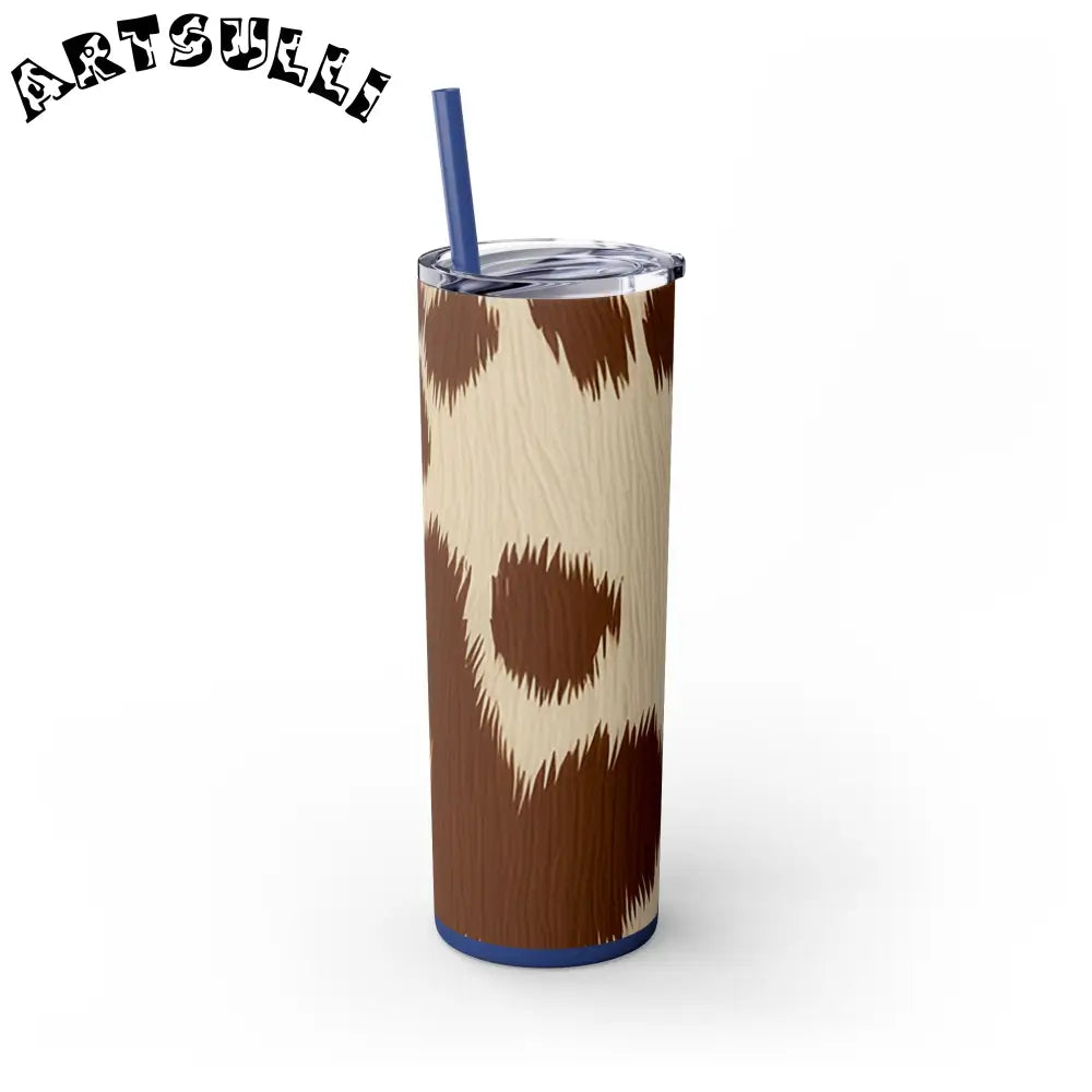 JAKKOUTTHEBXX Cowhide Print Insulated Skinny Tumbler 2025
