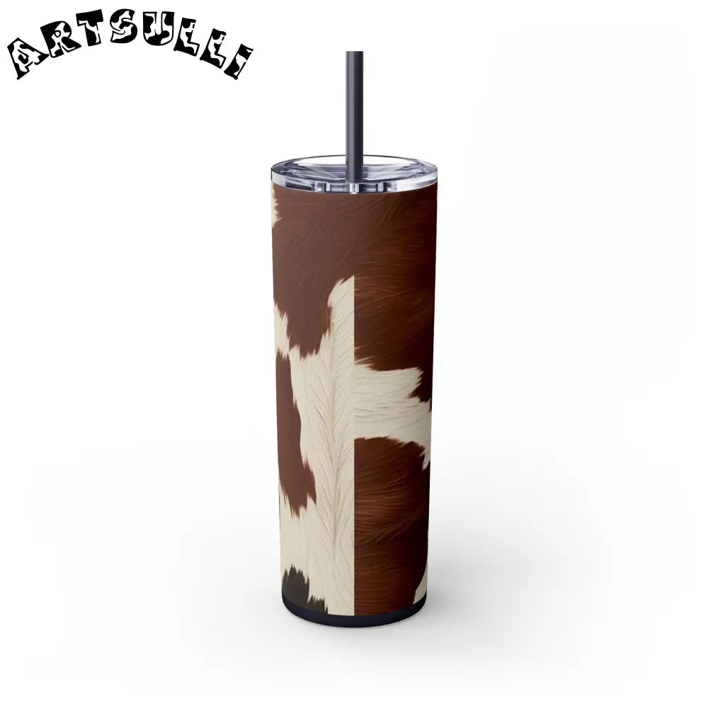 JAKKOUTTHEBXX Cow Print Maars Skinny Tumbler 2025