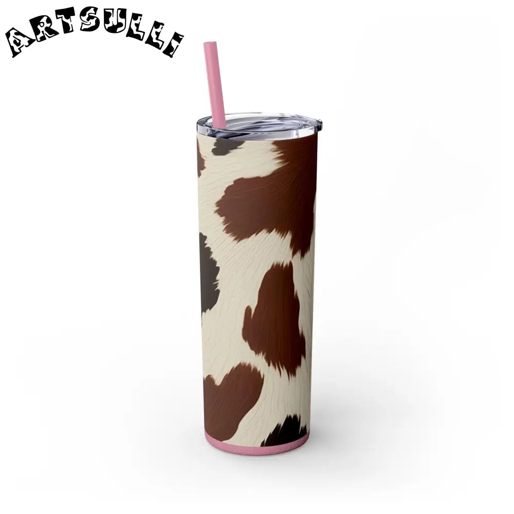JAKKOUTTHEBXX Cow Print Maars Skinny Tumbler 2025