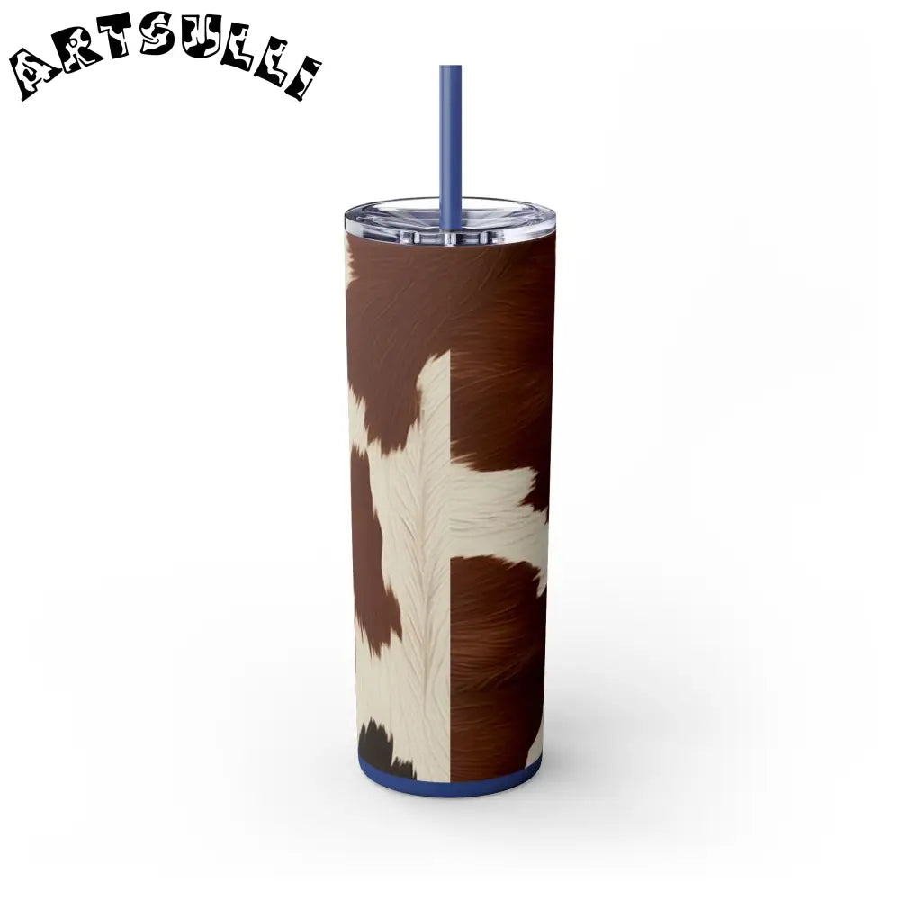 JAKKOUTTHEBXX Cow Print Maars Skinny Tumbler 2025