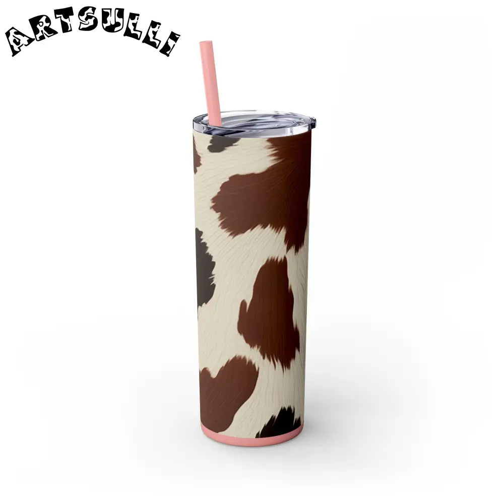 JAKKOUTTHEBXX Cow Print Maars Skinny Tumbler 2025