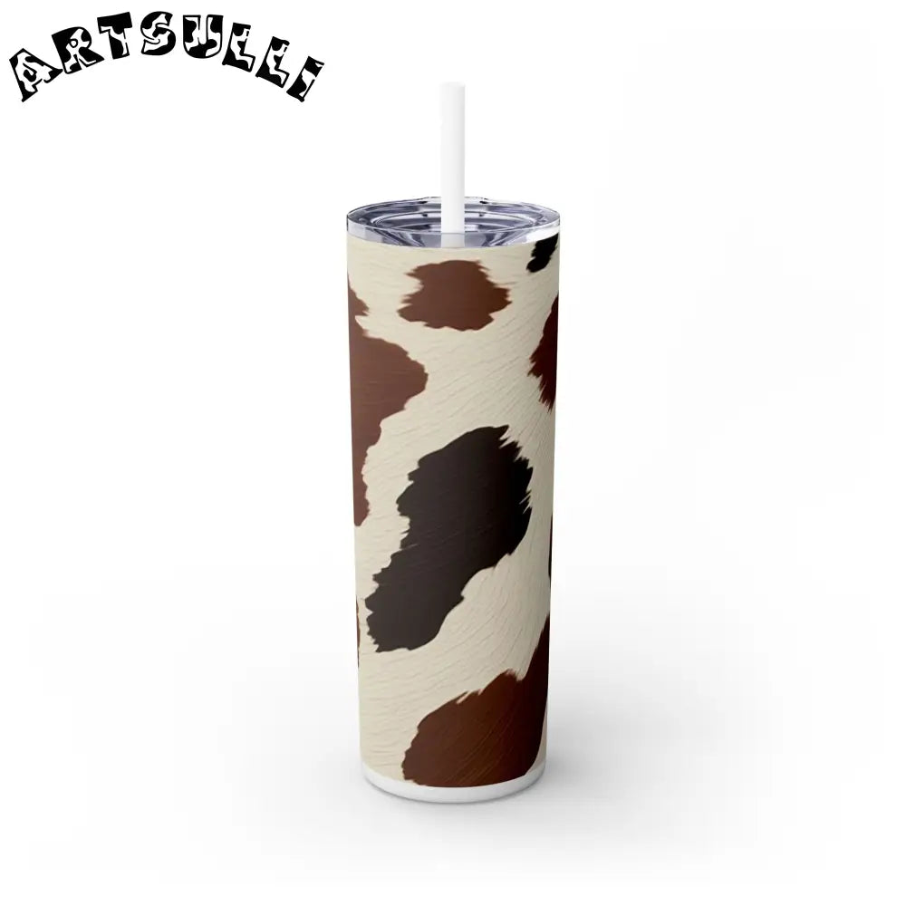 JAKKOUTTHEBXX Cow Print Maars Skinny Tumbler 2025