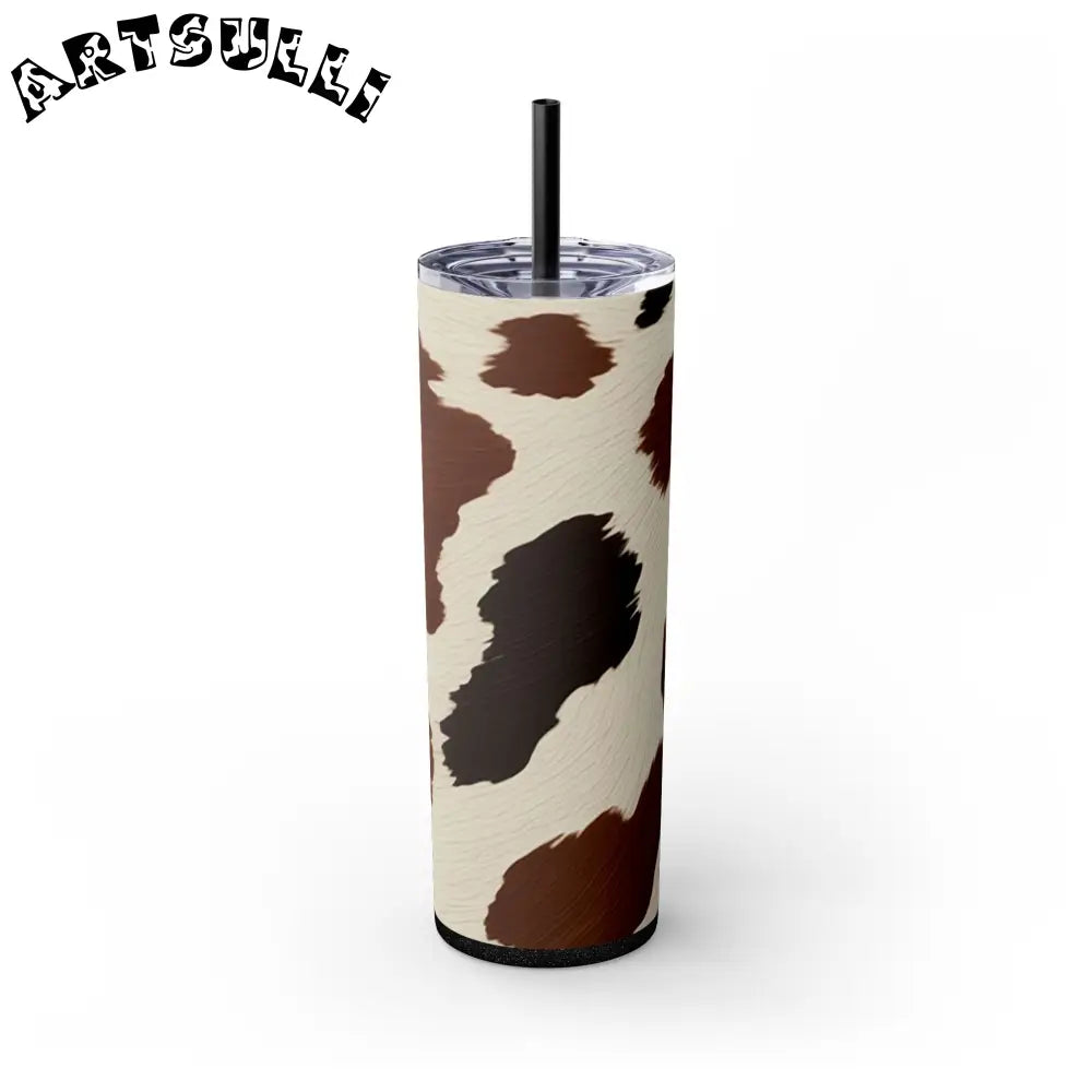 JAKKOUTTHEBXX Cow Print Maars Skinny Tumbler 2025